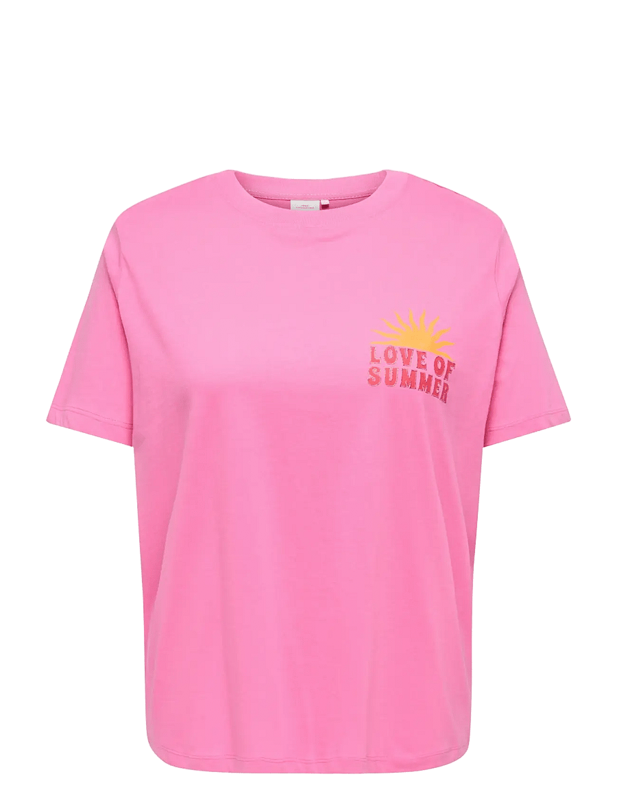 ONLY Carmakoma - CARALBERTE S/S BOXY TEE JRS - wild orchid - 1