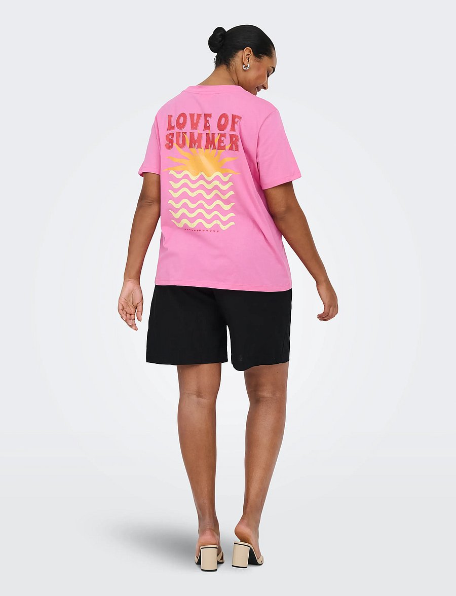 ONLY Carmakoma - CARALBERTE S/S BOXY TEE JRS - wild orchid - 3