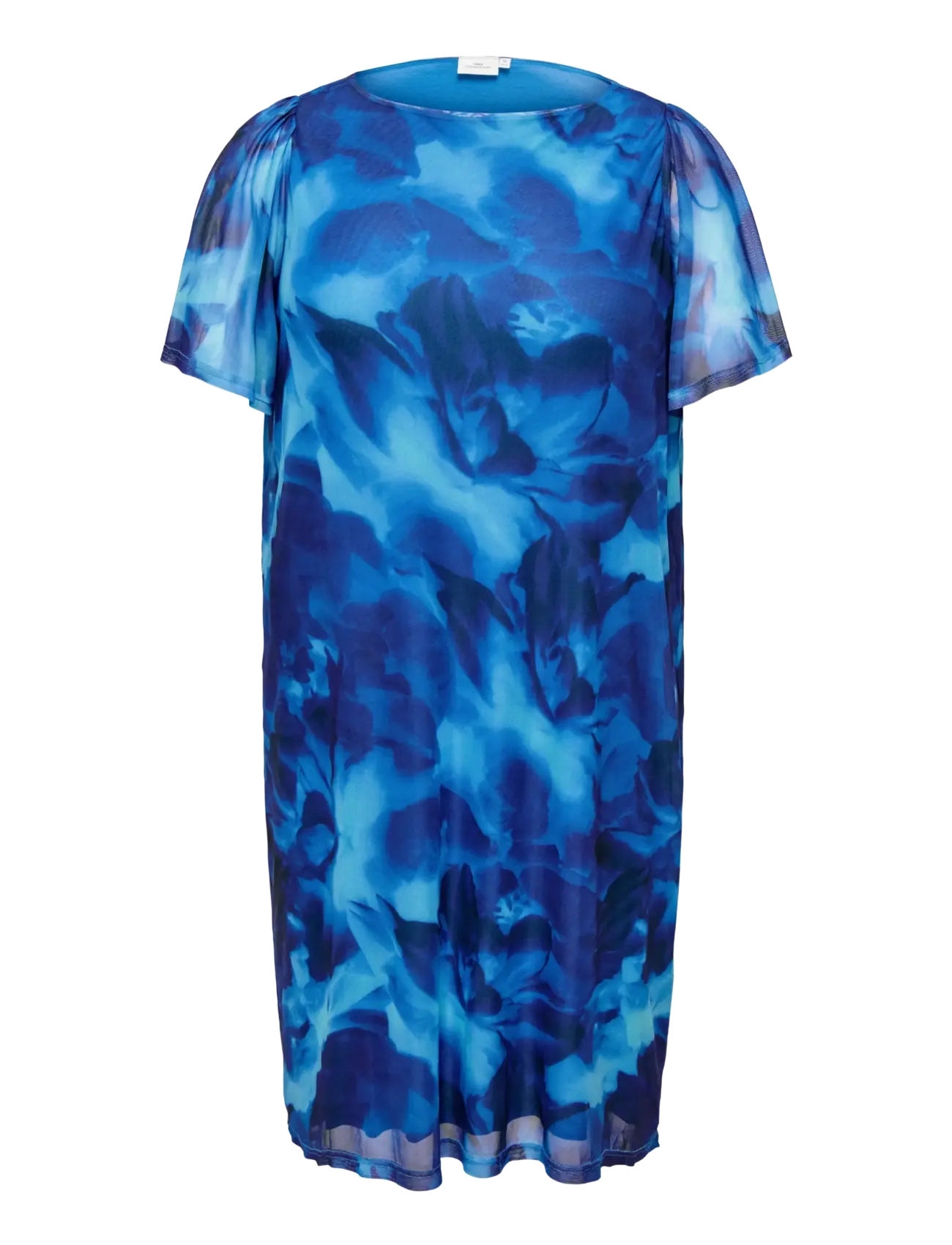 ONLY Carmakoma CARFOREST SS BOATNECK ABK DRESS JRS - ONLY Carmakoma - NAVY BLAZER / blue