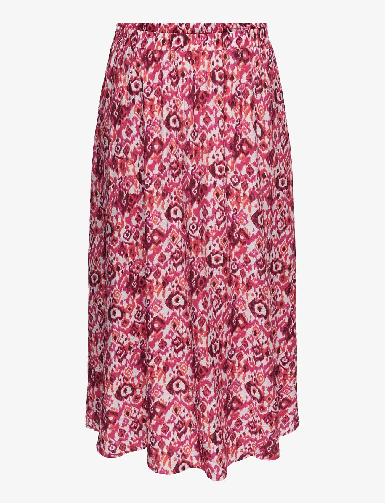 ONLY Carmakoma - CARHAVANA CALF SKIRT AOP - midi kjolar - fuchsia purple - 0
