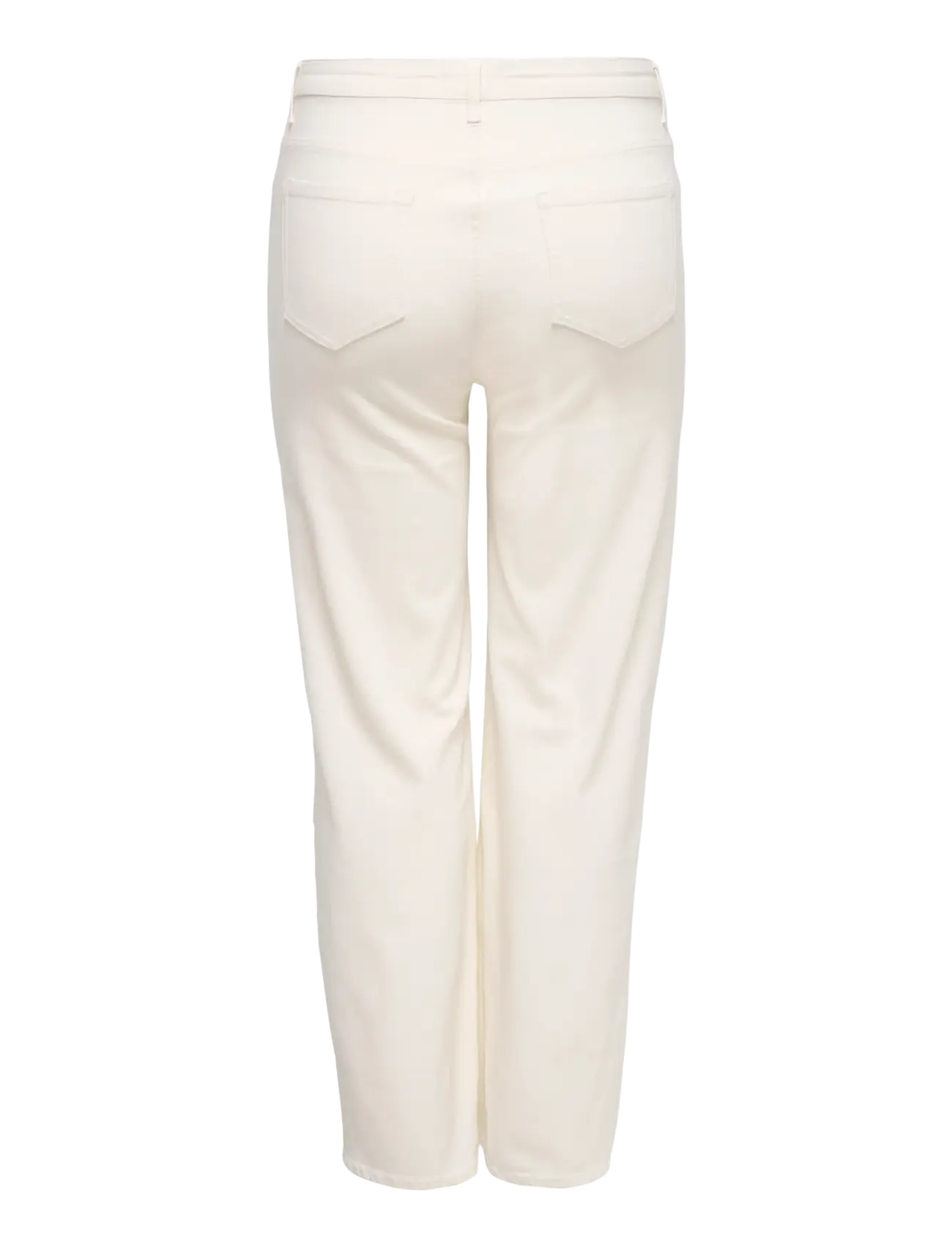 ONLY Carmakoma - CARWILLY HW WIDE DNM DOT019 NOOS - brede jeans - ecru - 2