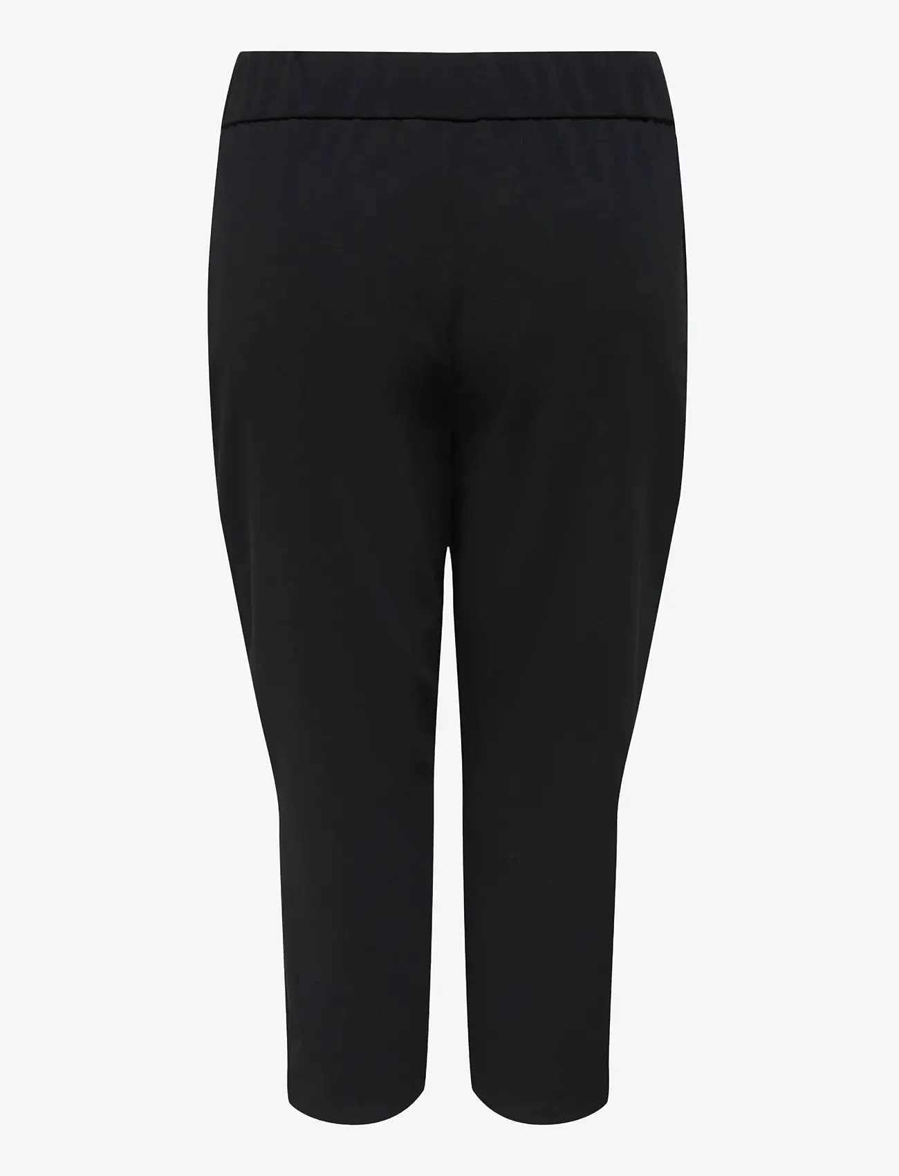 ONLY Carmakoma - CARSANIA BUTTON CAPRI JRS PNT NOOS - capri bukser - black - 2