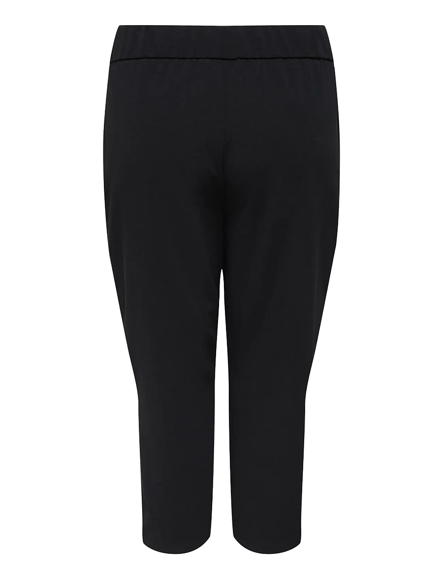 ONLY Carmakoma - CARSANIA BUTTON CAPRI JRS PNT NOOS - caprihose - black - 2
