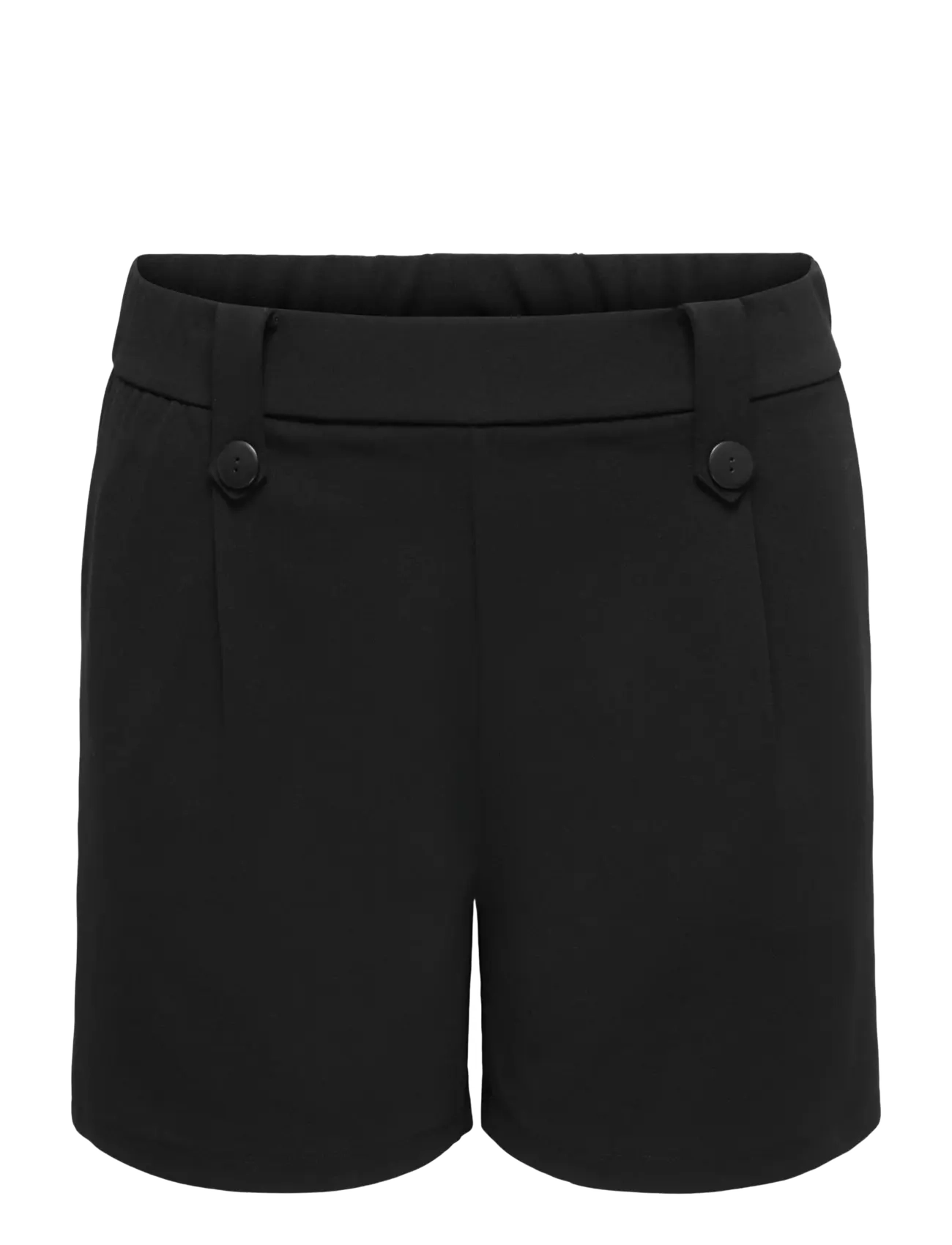 ONLY Carmakoma CARSANIA BUTTON SHORTS JRS PNT - Shorts - BLACK / black