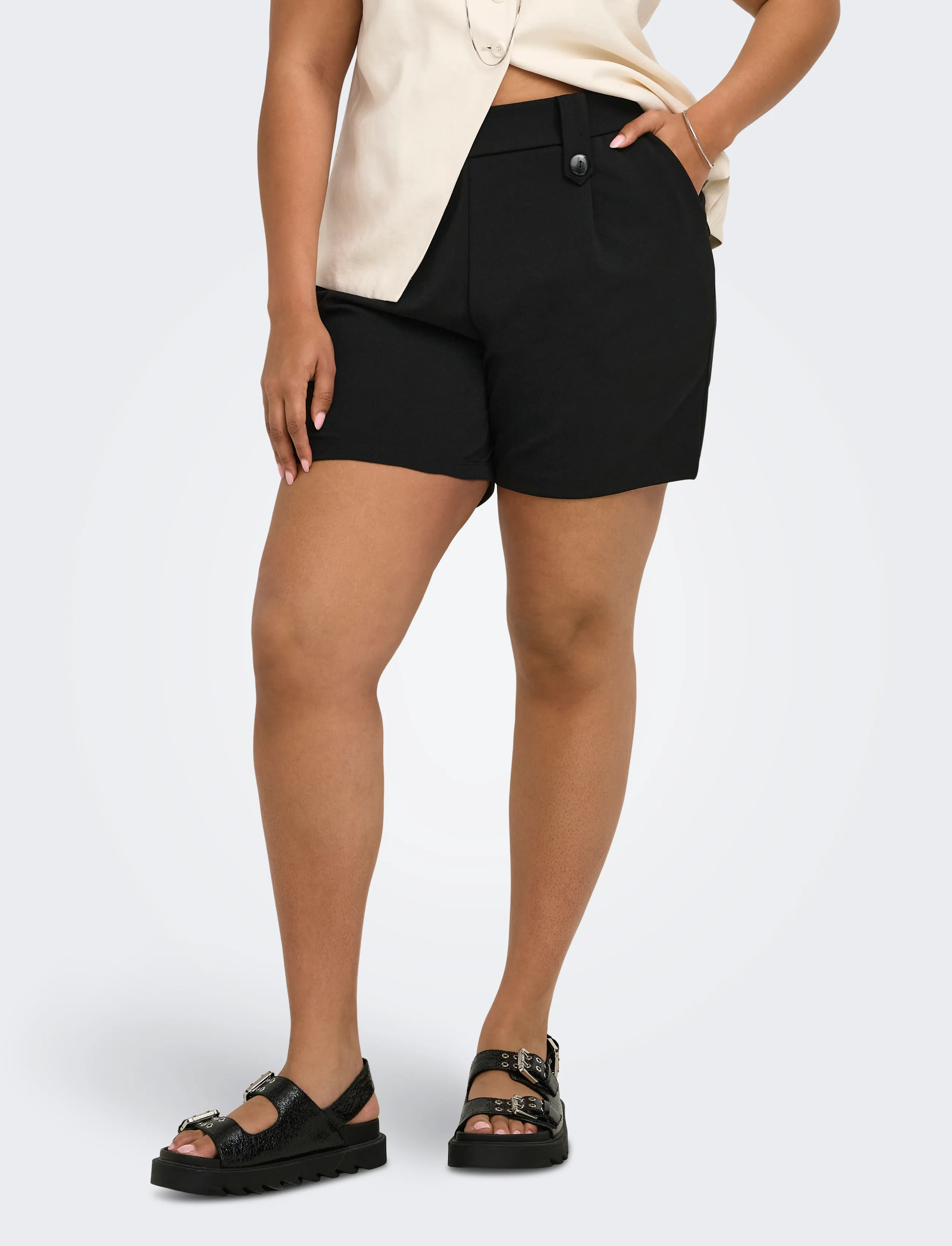 Carsania Button Shorts Jrs Pnt