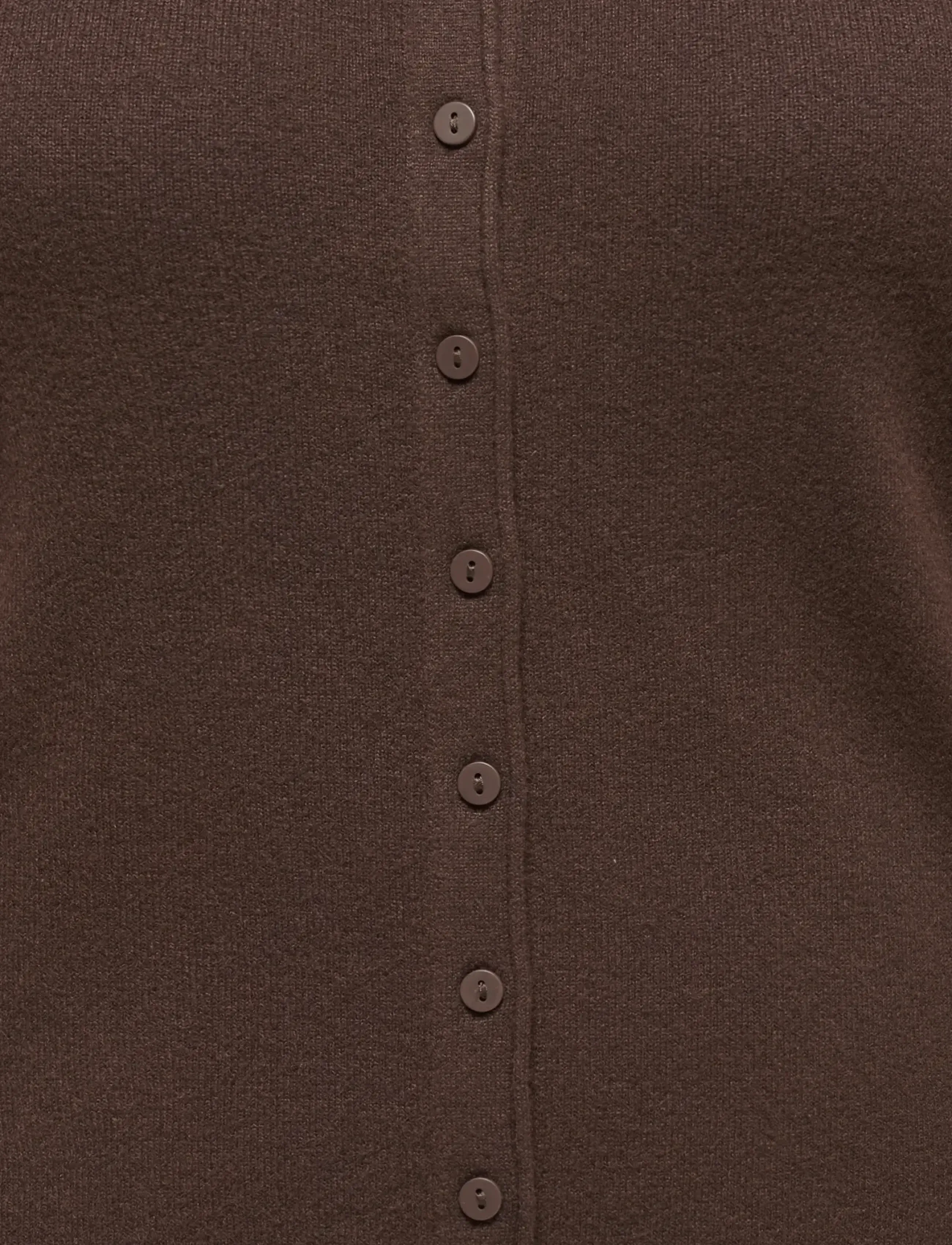 ONLY Carmakoma - CARLOYAL LS O-NECKBU CARDI KNT NOOS - kardiganid - chocolate torte - 2