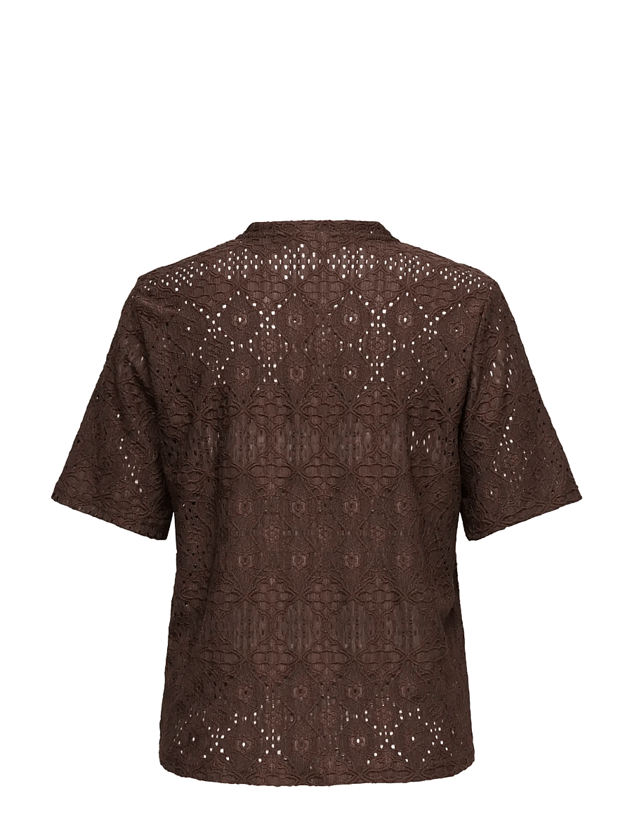 ONLY Carmakoma - CARHELLEN S/S V-NECK BLOUSE JRS - lühikeste varrukatega pluusid - shopping bag - 2