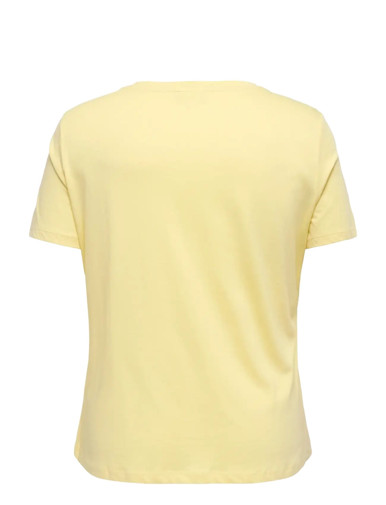 ONLY Carmakoma - CARZENIA S/S O-NECK TOP JRS - t-shirts - sunlight - 1