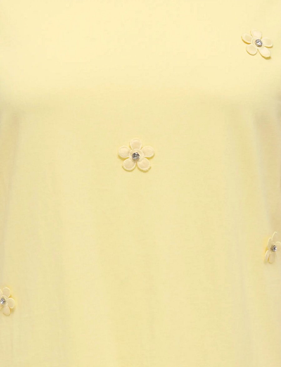 ONLY Carmakoma - CARZENIA S/S O-NECK TOP JRS - t-shirts - sunlight - 2