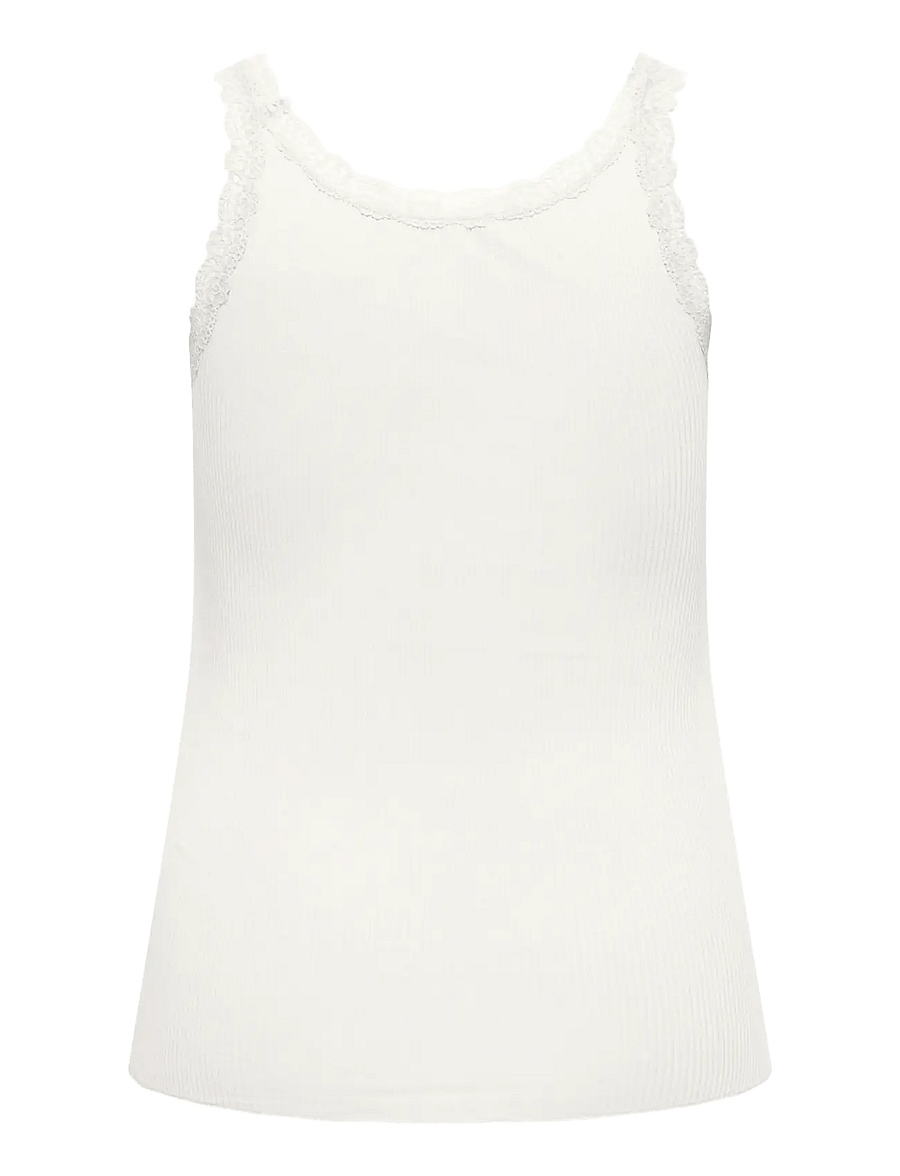 ONLY Carmakoma - CARSARA SHARAI TANK TOP JRS NOOS - Ärmellose tops - cloud dancer - 2