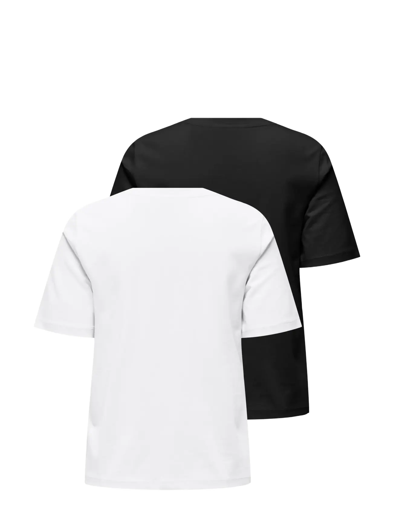ONLY Carmakoma - CARONLY S/S 2-PACK TEE JRS NOOS - black - 1