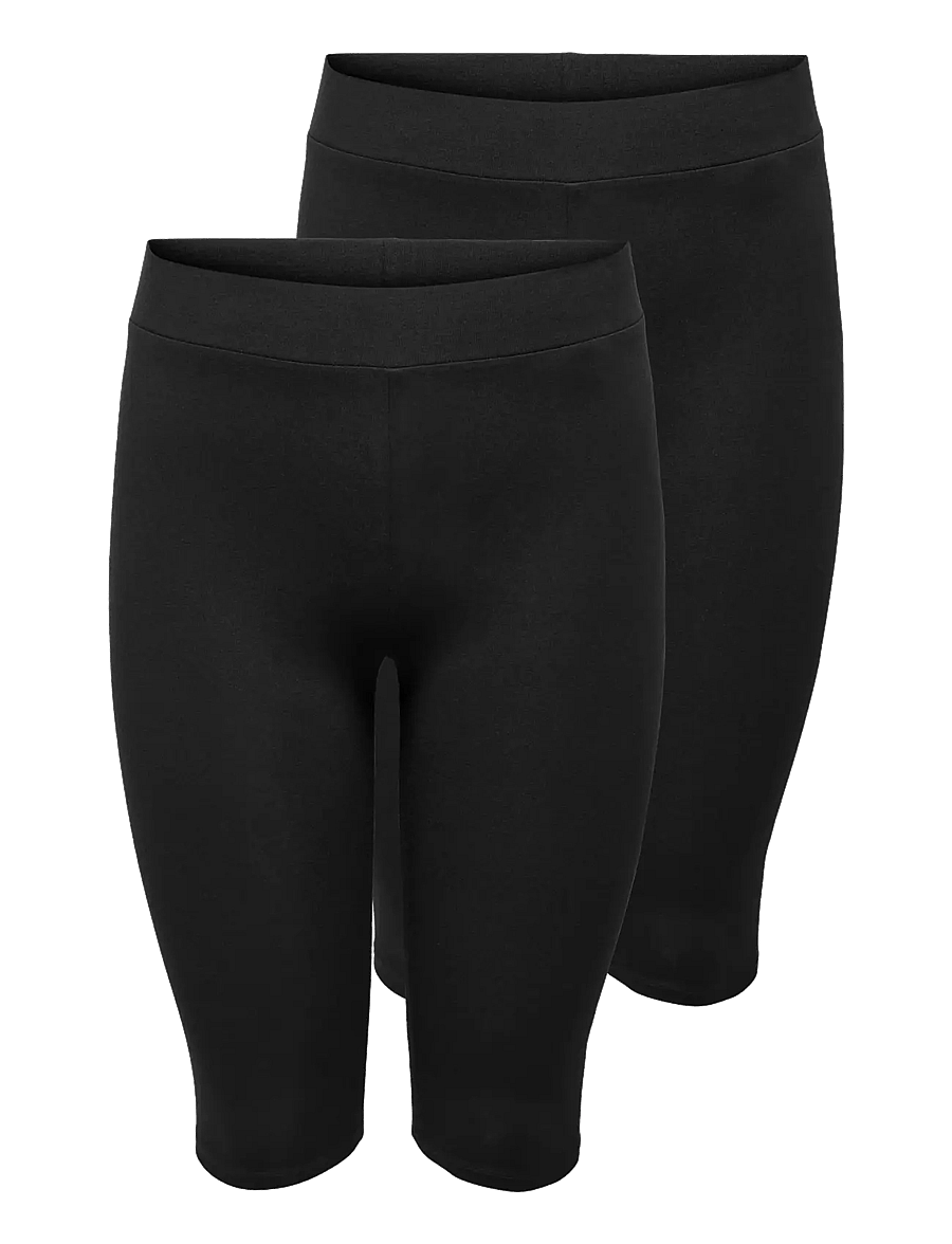 ONLY Carmakoma - CARTIME KNICKERS 2-PACK JRS NOOS - black - 1