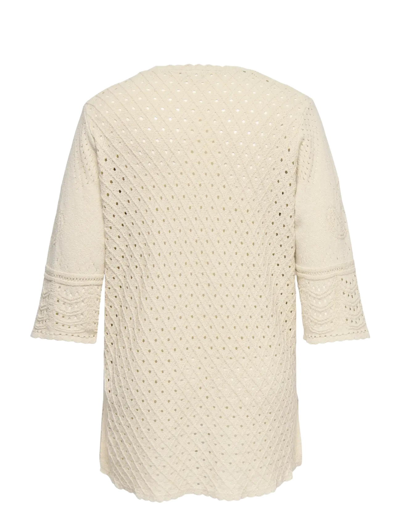 ONLY Carmakoma - CARLUZA 3/4 V-NECK LONG KIMONO KNT - kimono - birch - 1