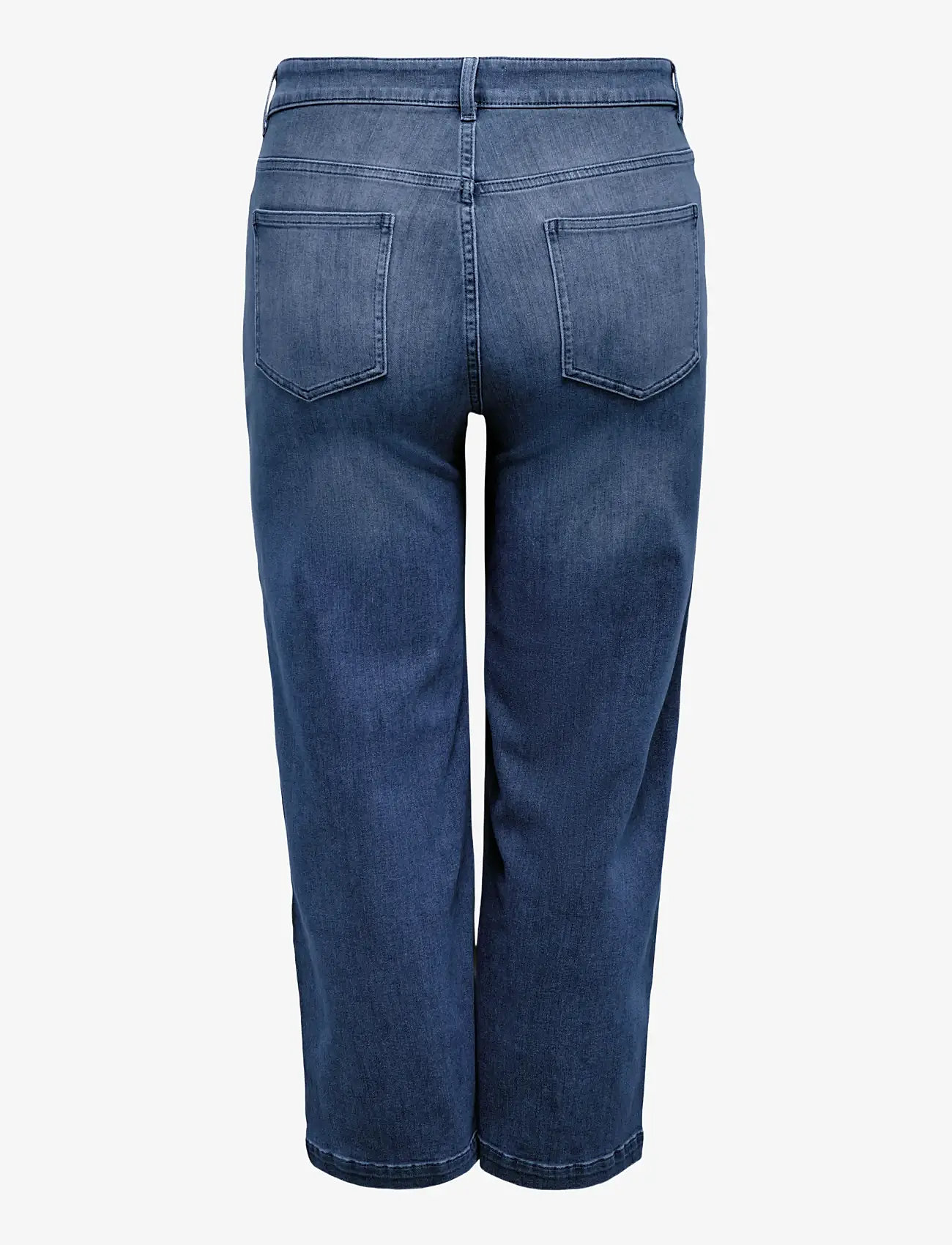 ONLY Carmakoma - CARWILLY HW CROP WIDE REA096 - slim fit jeans - medium blue denim - 2