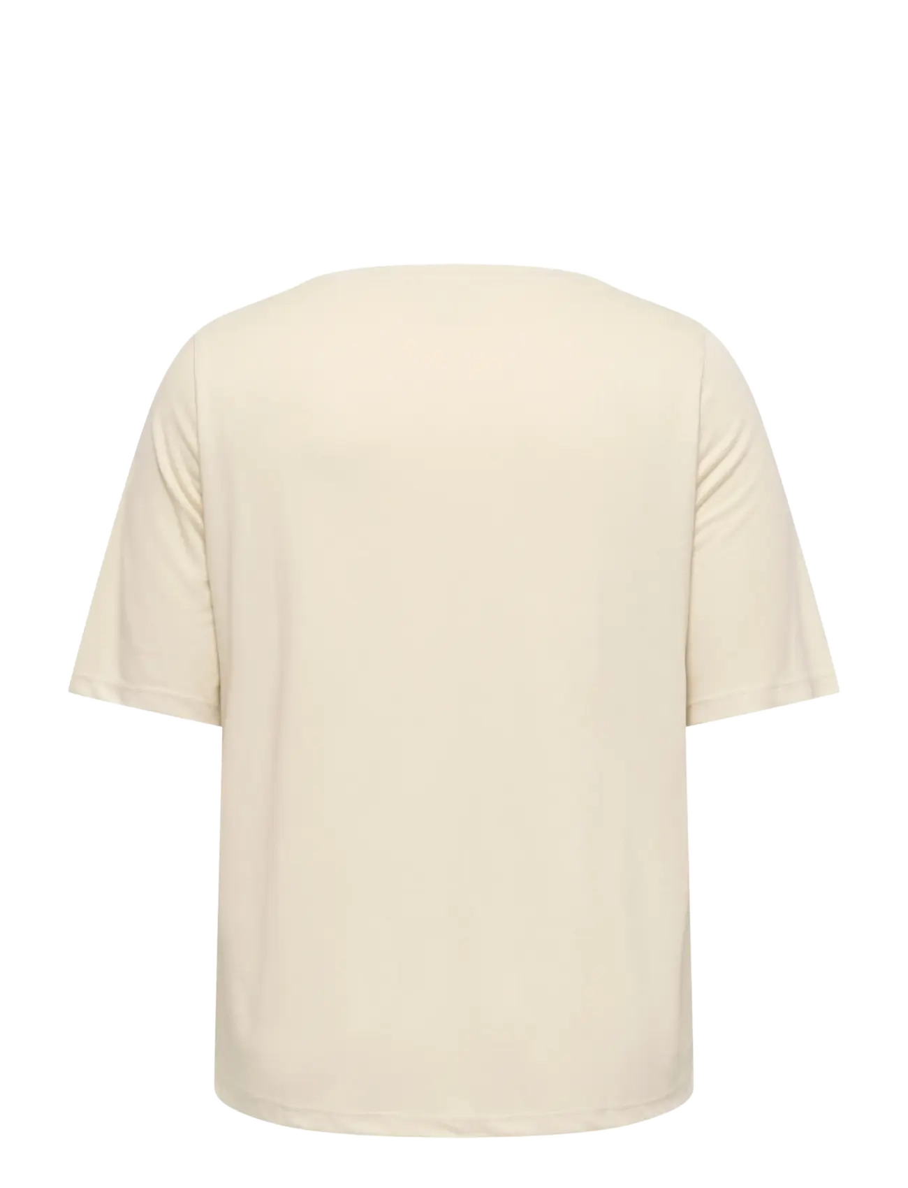 ONLY Carmakoma - CARNICKY 2/4 SLEEV BOATNECK TEE JRS - t-särgid - oatmeal - 1