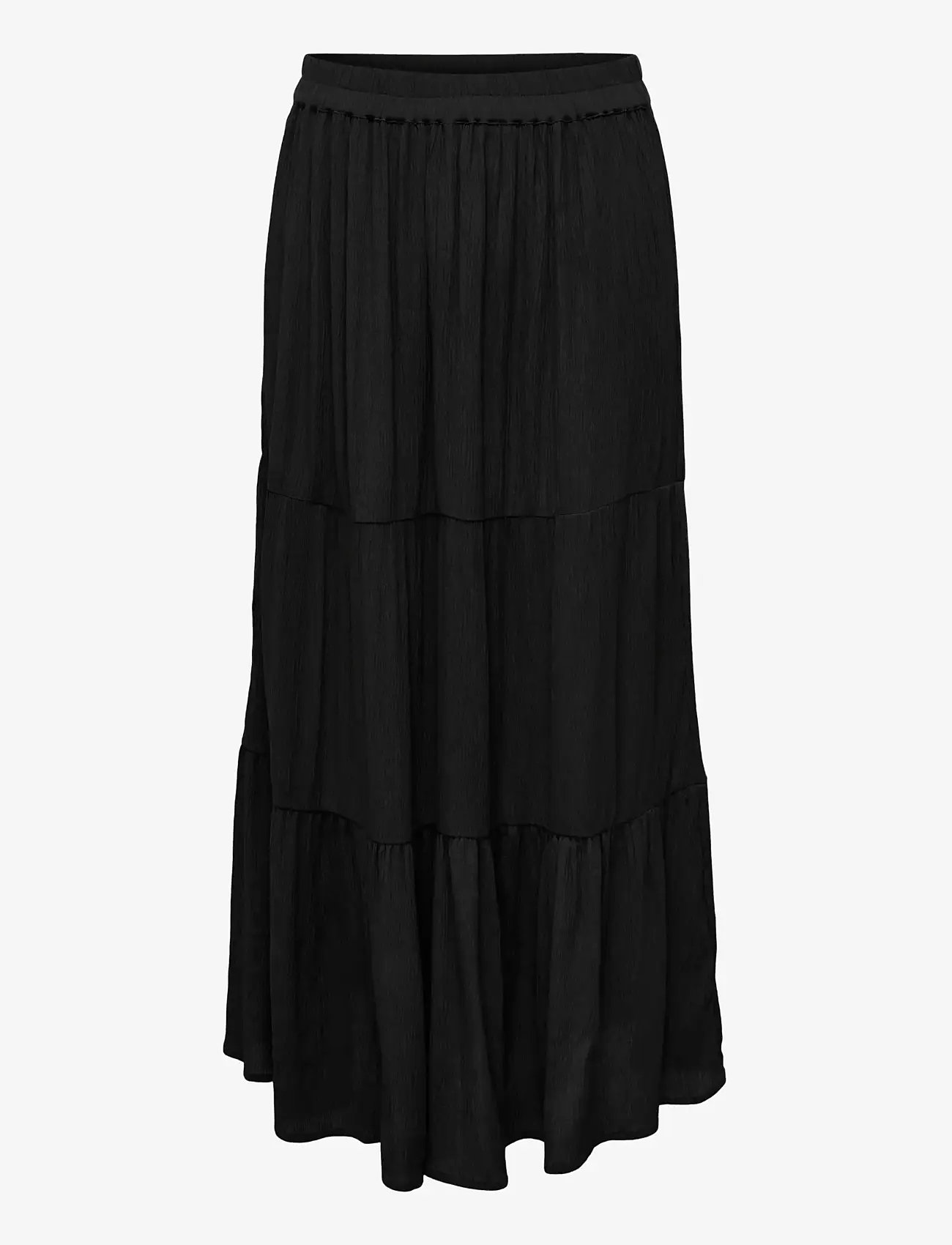 ONLY Carmakoma - CARMIKKA LONG SKIRT WVN NOOS - maxi röcke - black - 0