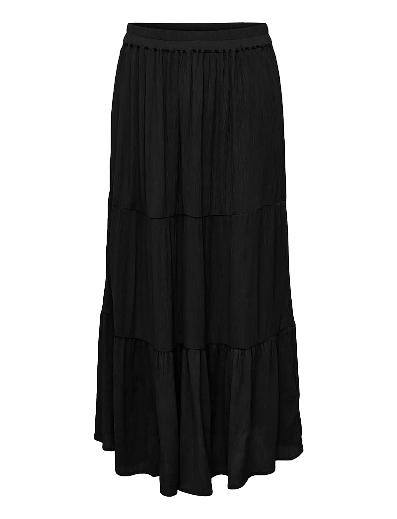 ONLY Carmakoma - CARMIKKA LONG SKIRT WVN NOOS - maxi röcke - black - 0