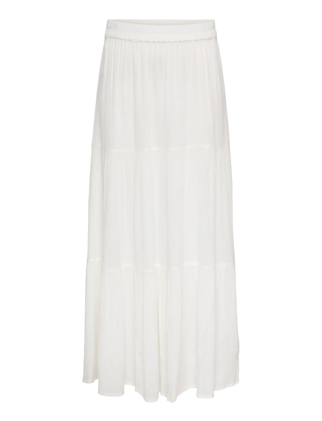 ONLY Carmakoma CARMIKKA LONG SKIRT WVN NOOS - Nederdele - CLOUD DANCER / white