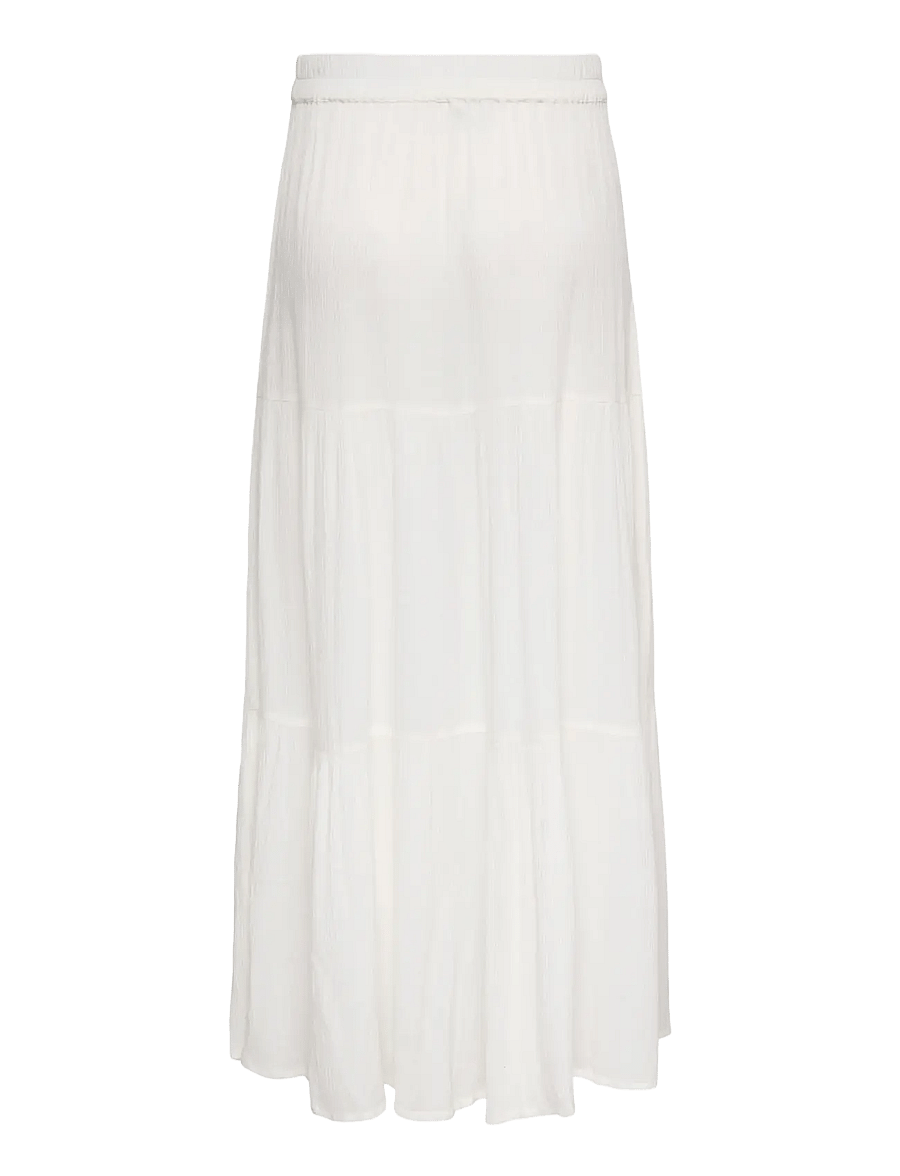 ONLY Carmakoma - CARMIKKA LONG SKIRT WVN NOOS - maxi nederdele - cloud dancer - 1