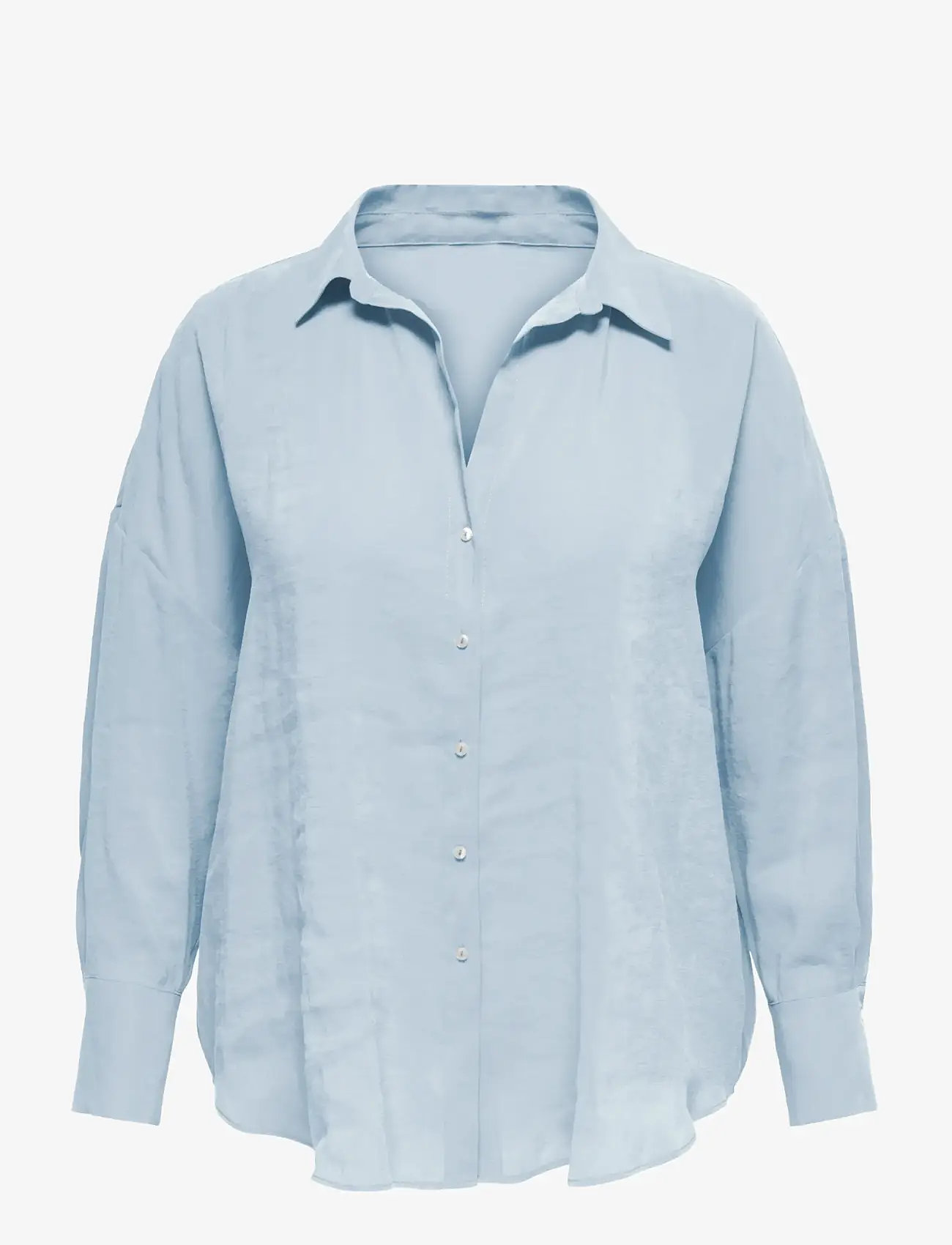 ONLY Carmakoma - CARZAZIMA L/S LOOSE SHIRT WVN NOOS - langærmede skjorter - chambray blue - 1