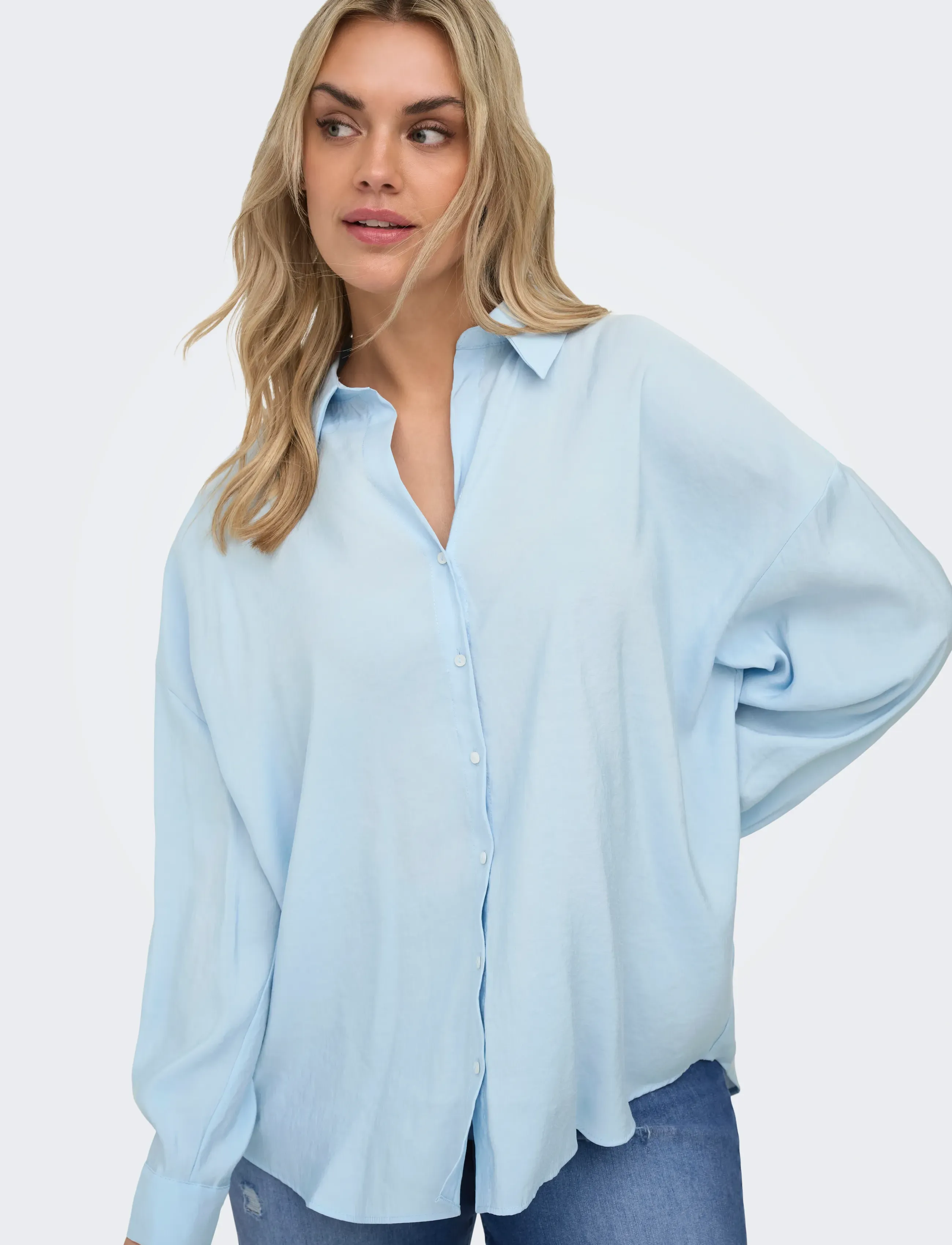 ONLY Carmakoma Carzazima L/S Loose Shirt Wvn Noos skjortor dam – bild 6