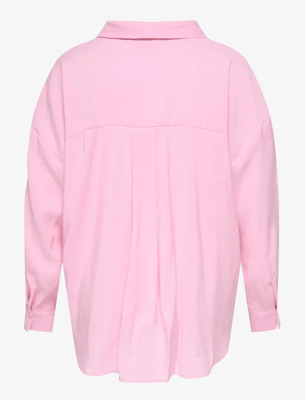 ONLY Carmakoma - CARZAZIMA L/S LOOSE SHIRT WVN NOOS - långärmade skjortor - pink lady - 2