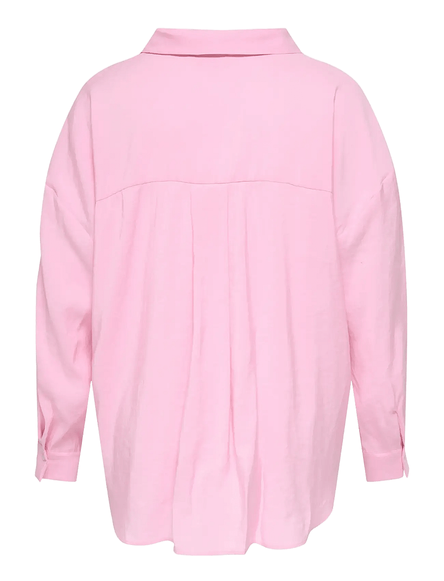 ONLY Carmakoma - CARZAZIMA L/S LOOSE SHIRT WVN NOOS - chemises à manches longues - pink lady - 2