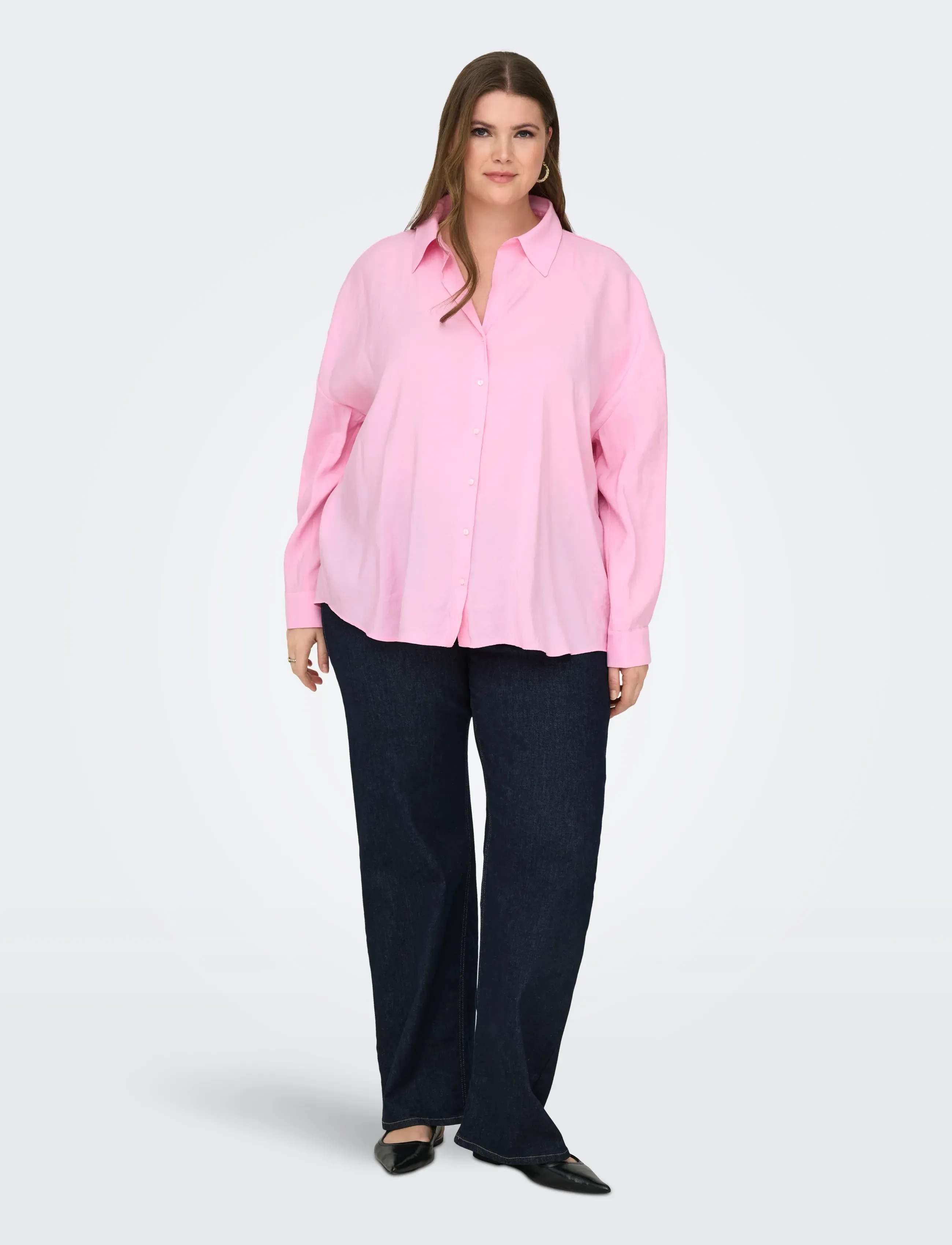 ONLY Carmakoma Carzazima L/S Loose Shirt Wvn Noos skjortor dam – bild 5