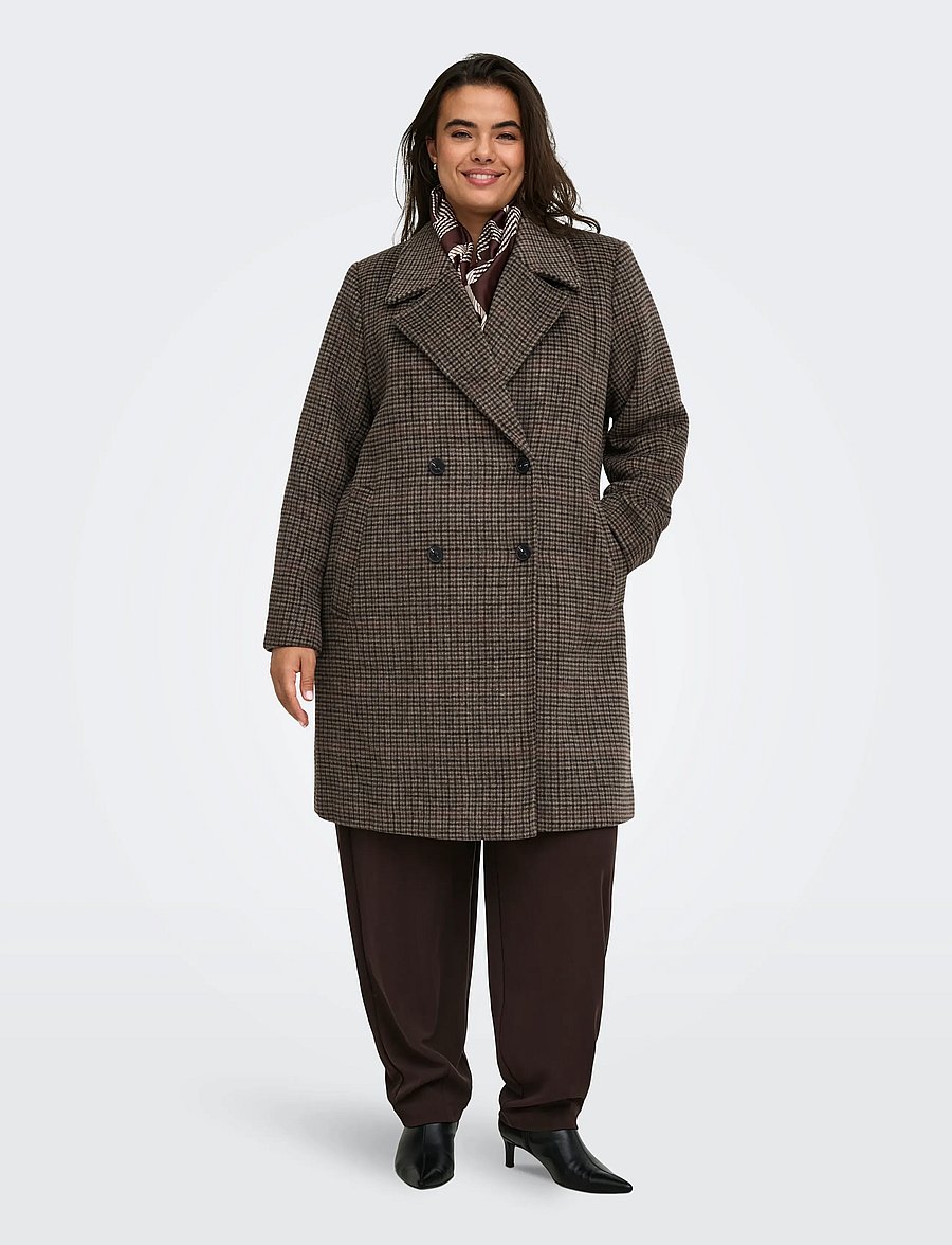 ONLY Carmakoma - CARTENNA LONG COAT OTW - fungi - 4