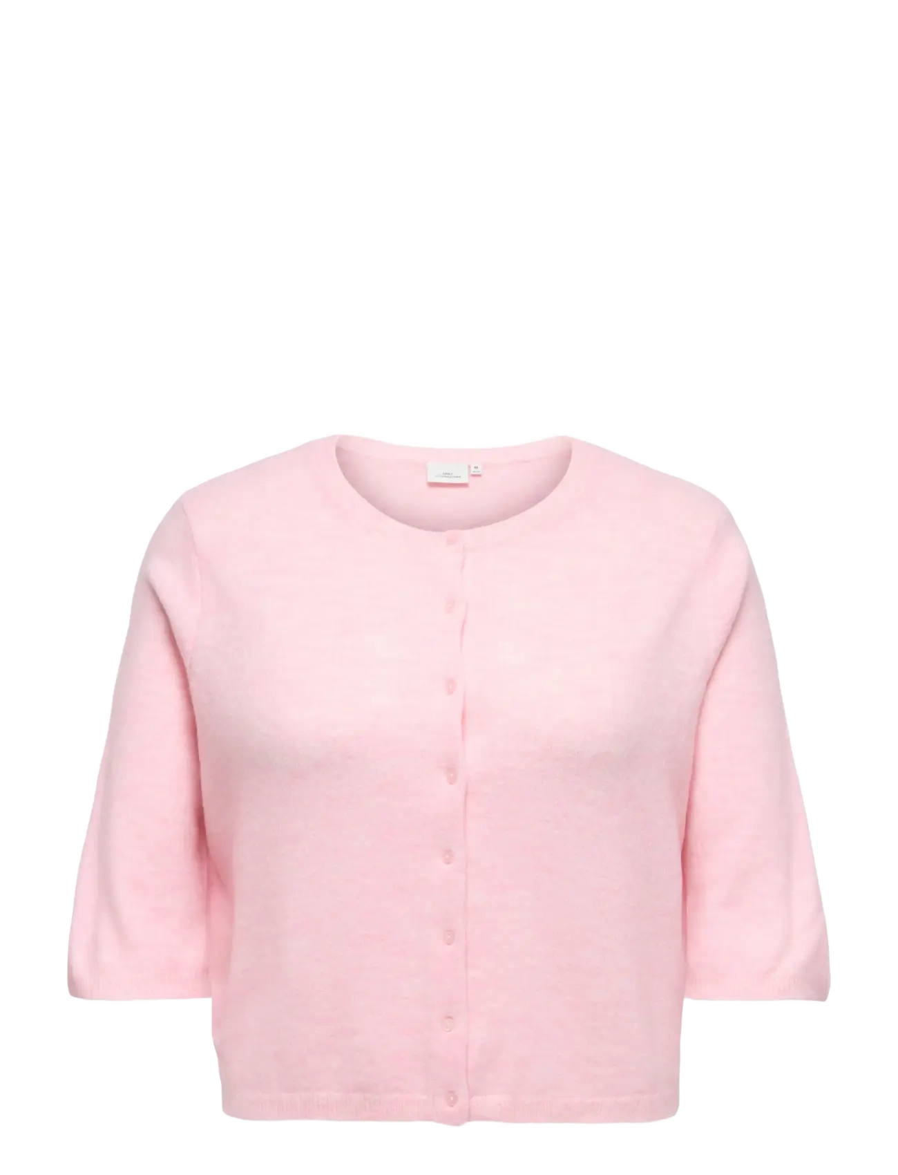 ONLY Carmakoma CARVIOLA SS O-NECK CARDIGAN KNT - Transitional Layering - PALE LILAC / pink/rose