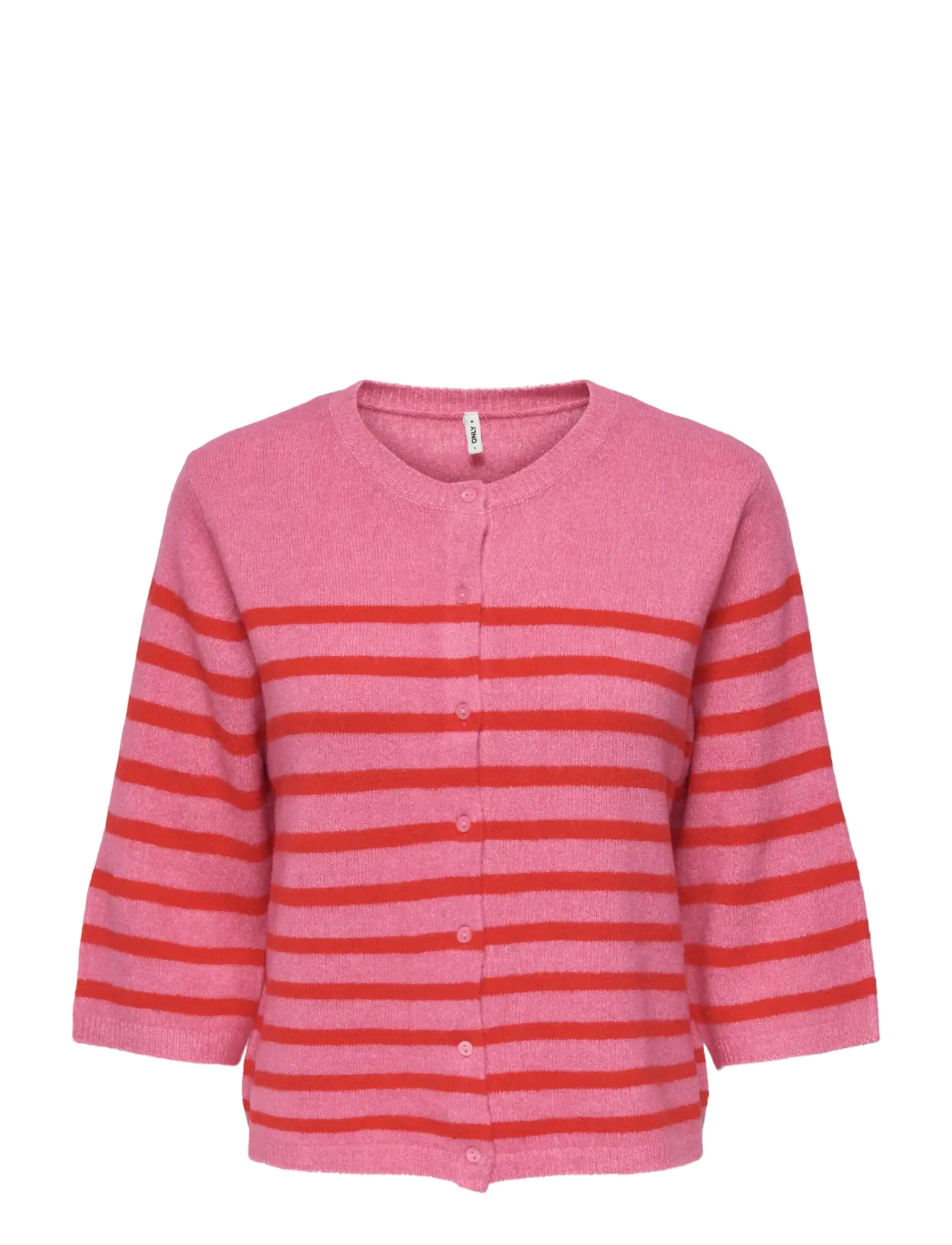 ONLY Carmakoma - CARVIOLA SS O-NECK CARDIGAN KNT - cardigans - wild orchid - 0