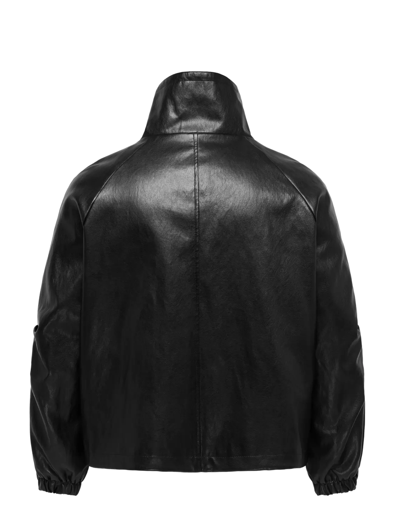 ONLY Carmakoma - CARMINI FAUX LEATHER JACKET OTW - black - 1