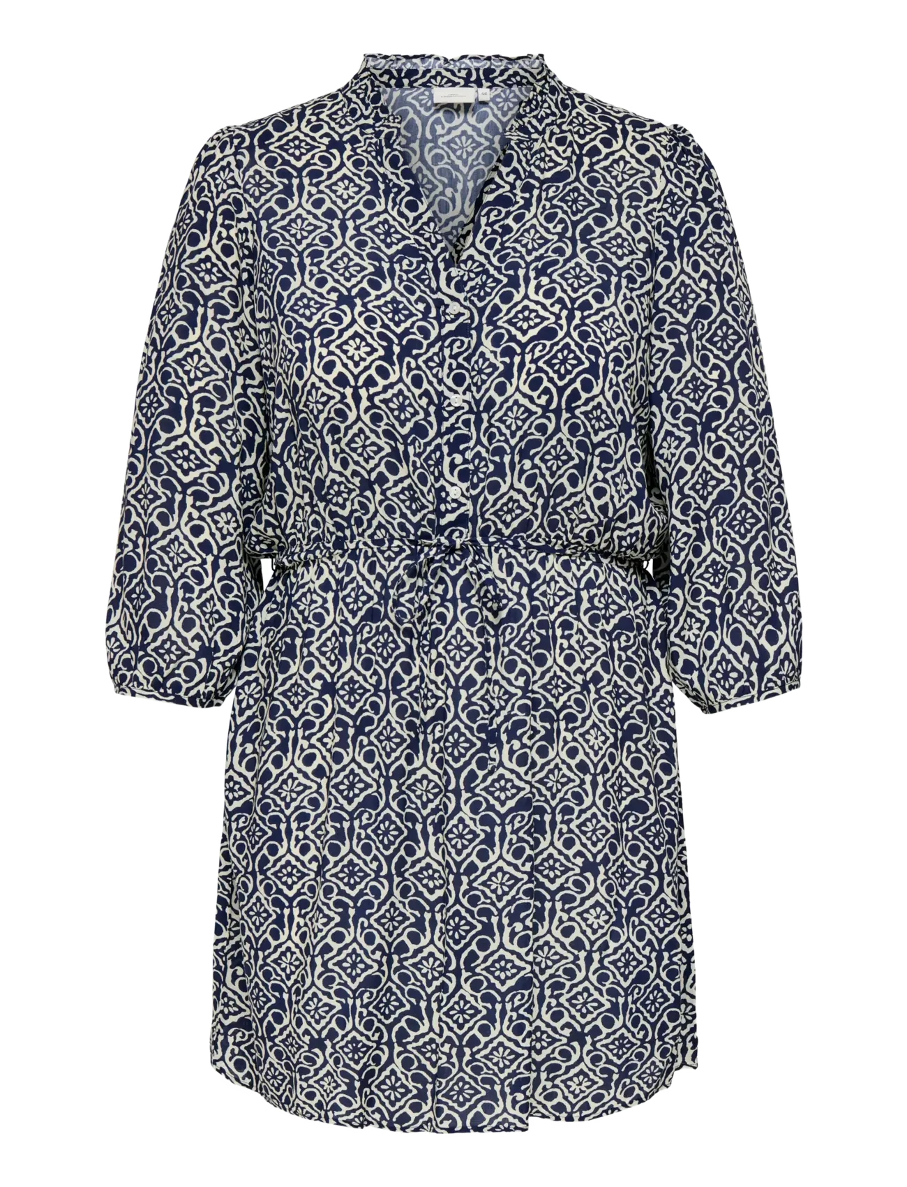 ONLY Carmakoma CARASTINA 3/4 V-NECK ABK DRESS WVN ZL - ONLY Carmakoma - NIGHT SKY / navy