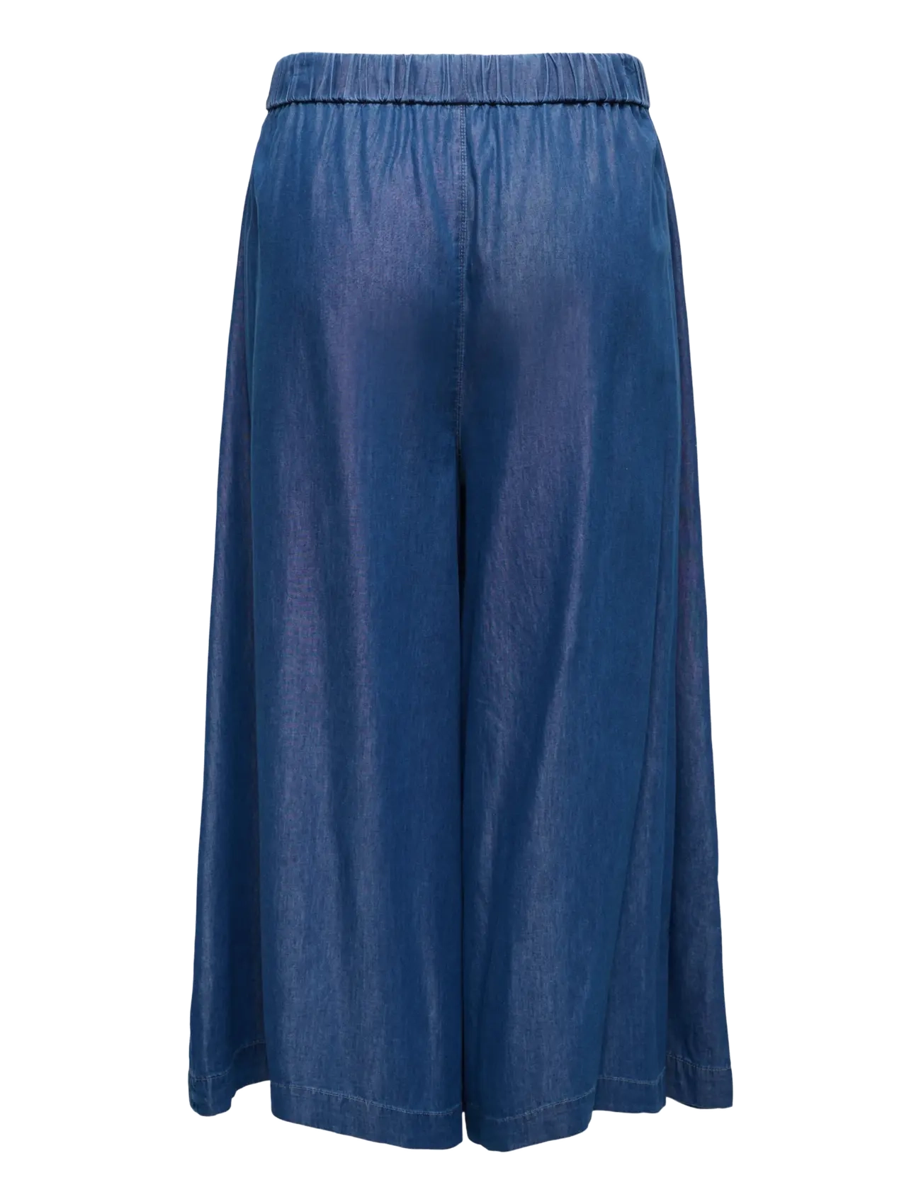 ONLY Carmakoma - CARBEA PALAZZO EX WIDE PANT GUA - víðar gallabuxur - medium blue denim - 2