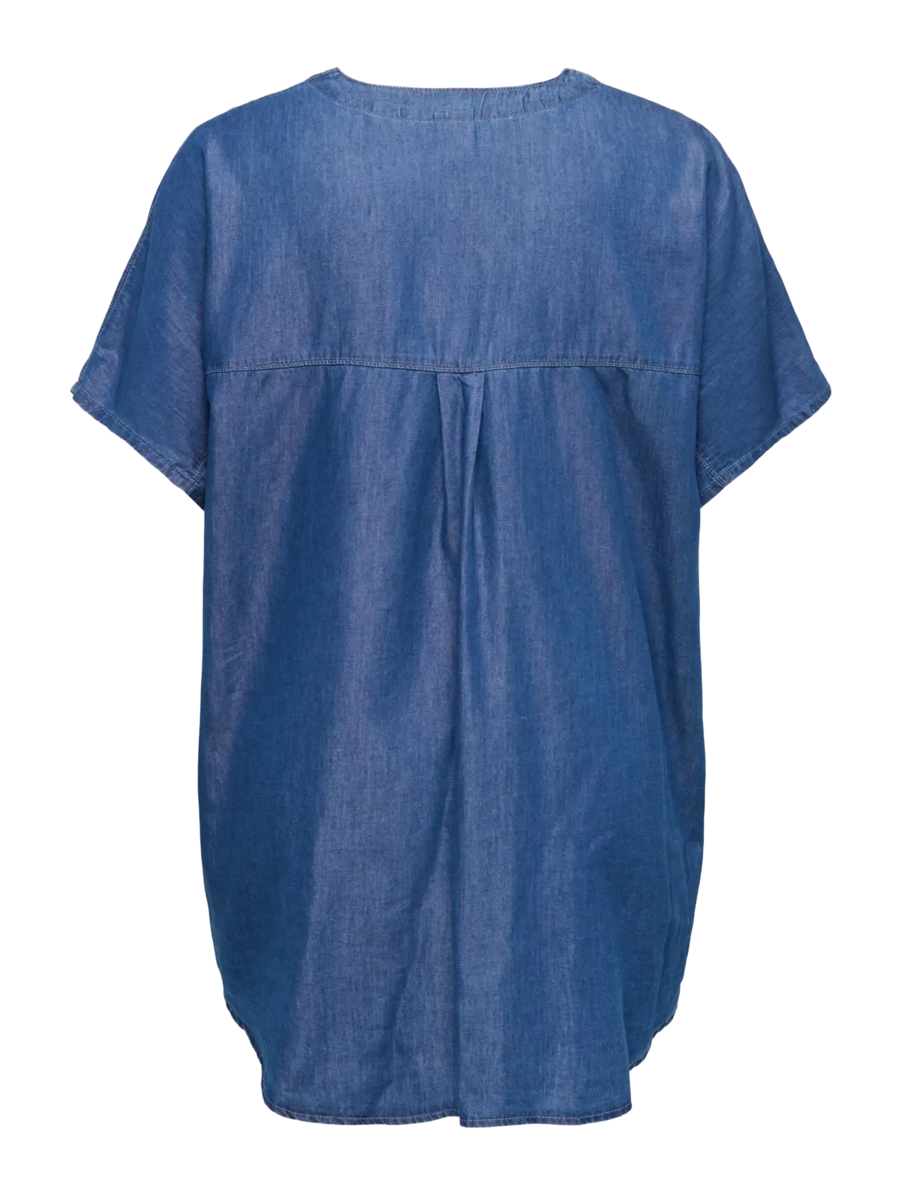ONLY Carmakoma - CARBEA S/S TUNIC DNM GUA - tunikaer - medium blue denim - 1