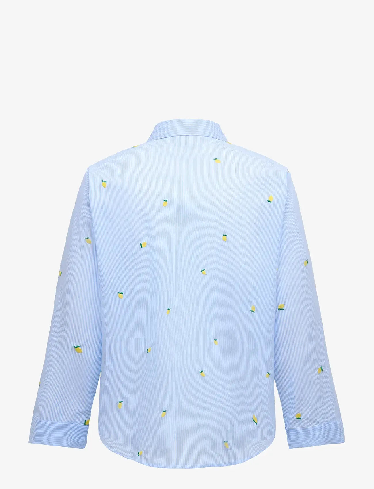 ONLY Carmakoma - CARNEW LINA GRACE LS EMB SHIRT WVN - langärmlige hemden - soft chambray - 1