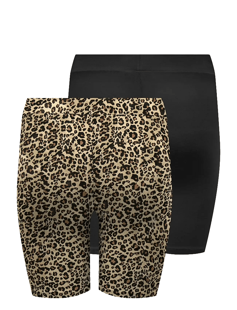 ONLY Carmakoma - CARGABI LIFE SHORTS JRS MAT 2-PACK ZL - bikershorts - black - 1