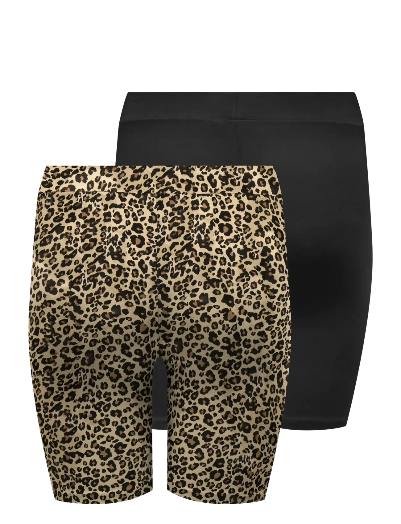 ONLY Carmakoma - CARGABI LIFE SHORTS JRS MAT 2-PACK ZL - 1/2 længde - black - 1