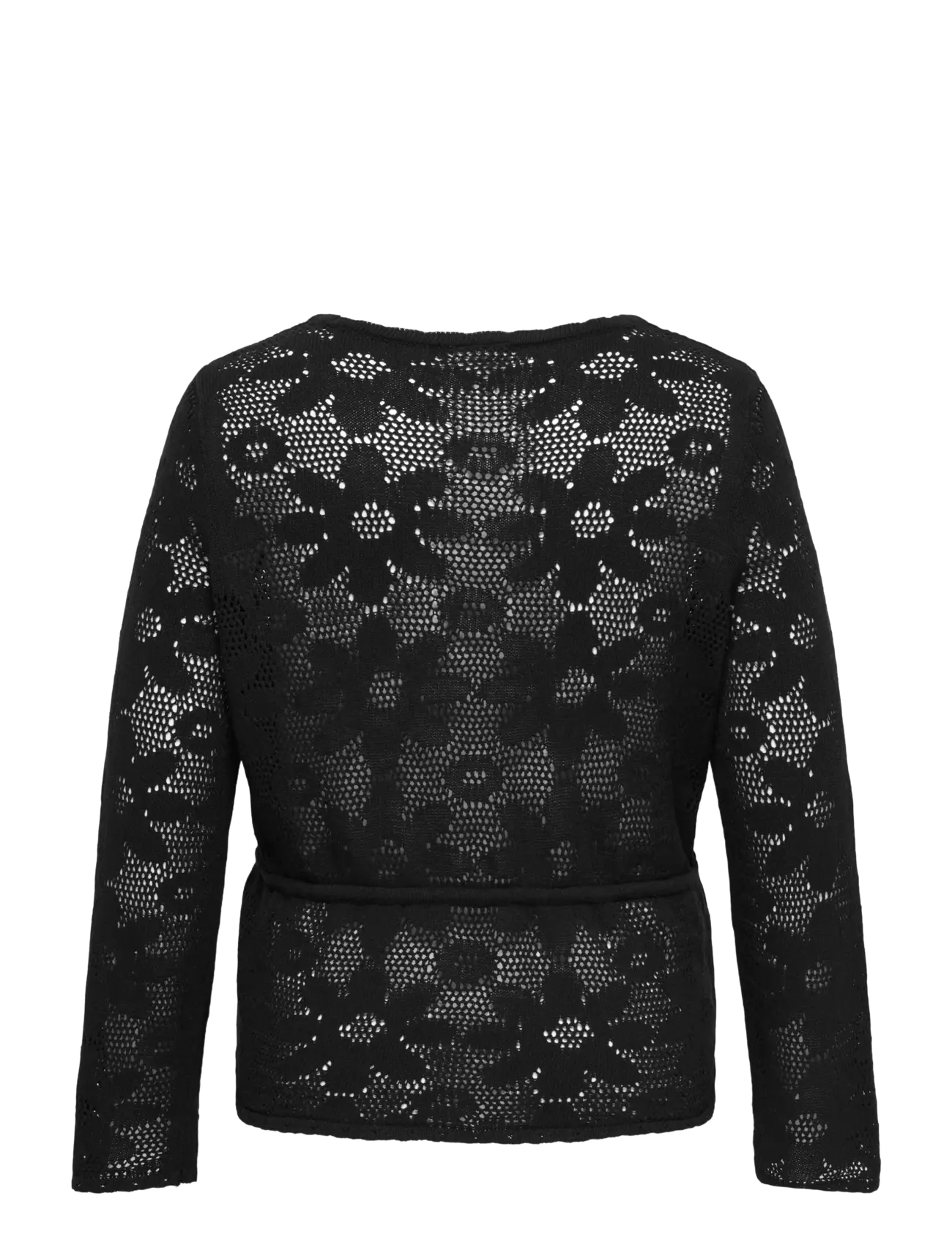 ONLY Carmakoma - CARISABELLA LIFE NEW LS FITTED CARDI KNT - gilets - black - 2