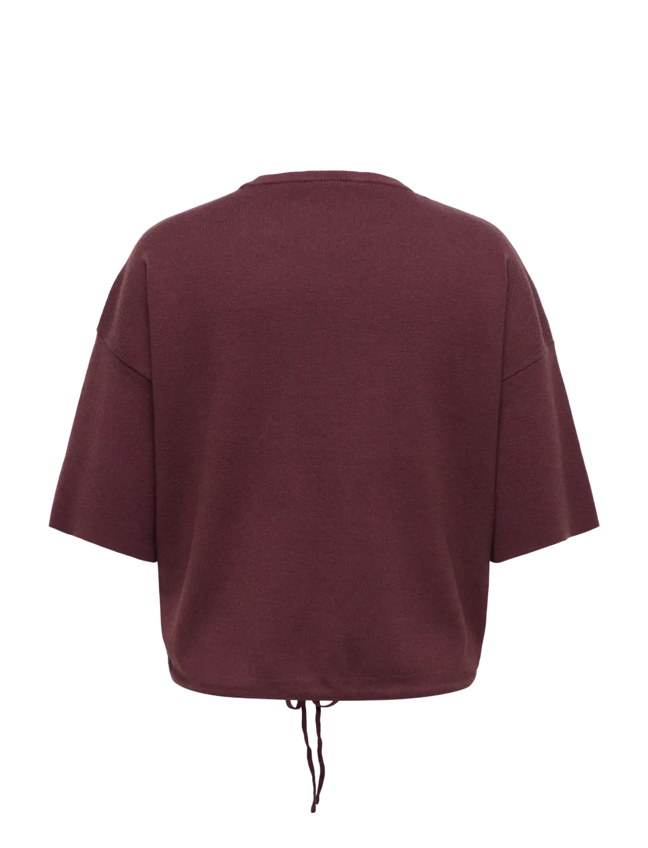ONLY Carmakoma - CARSITERI SS LOOSE TIE O-NECK TOP KNT - t-shirts - fig - 1