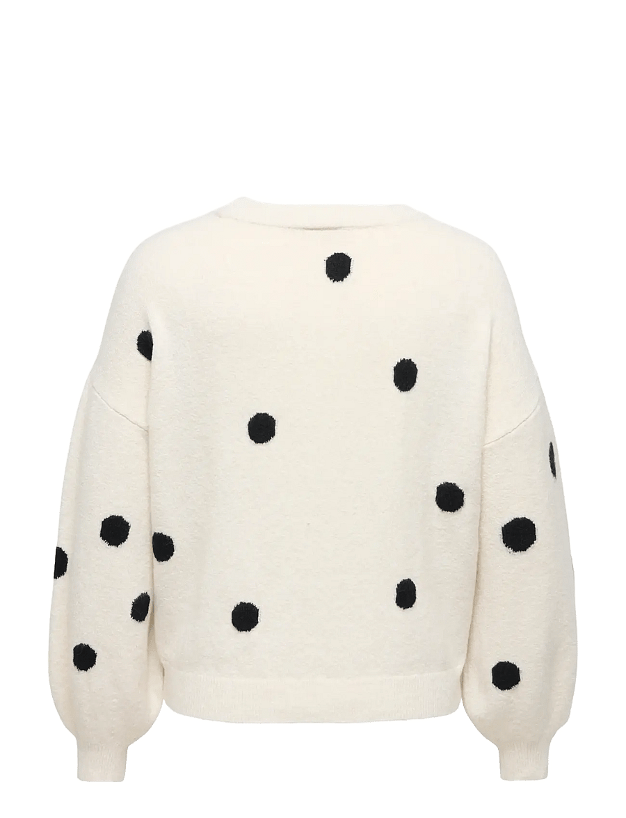 ONLY Carmakoma - CARRICA LS DETAIL O-NECK KNT - kampsunid - birch - 2