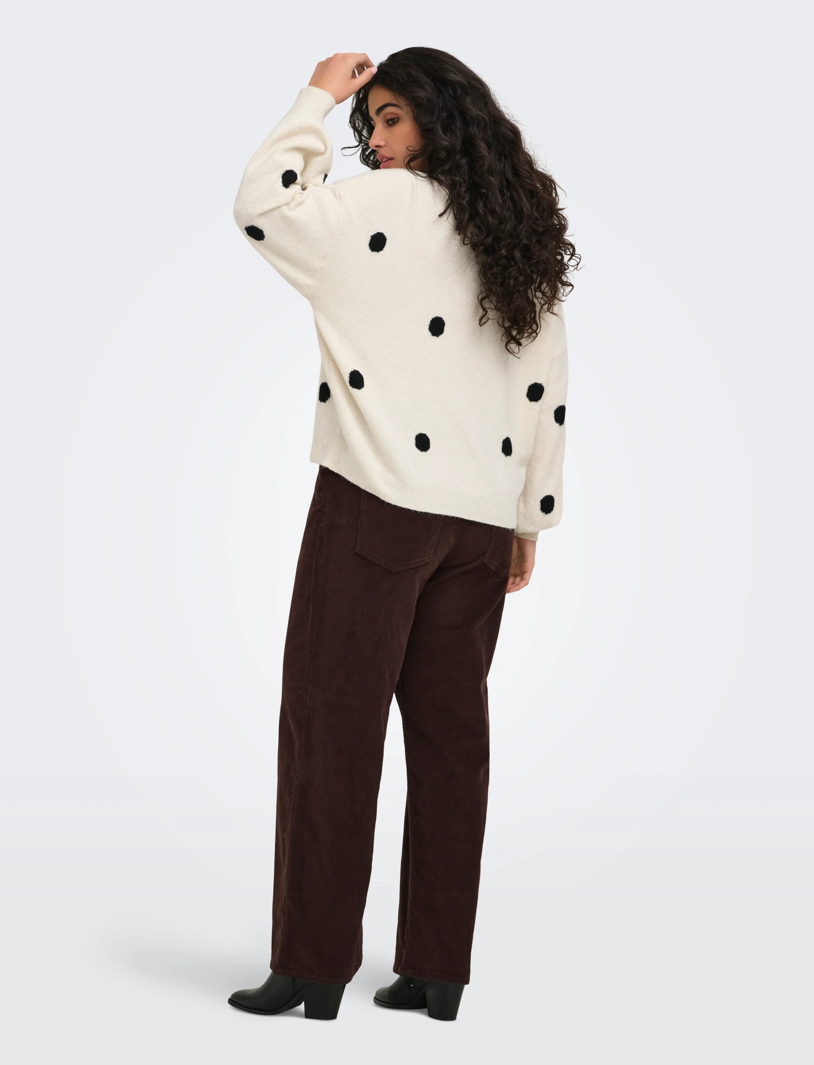 ONLY Carmakoma - CARRICA LS DETAIL O-NECK KNT - kampsunid - birch - 3
