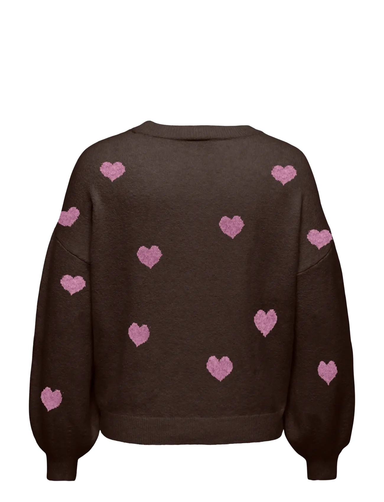 ONLY Carmakoma - CARRICA LS DETAIL O-NECK KNT - striktrøjer - coffee bean - 2