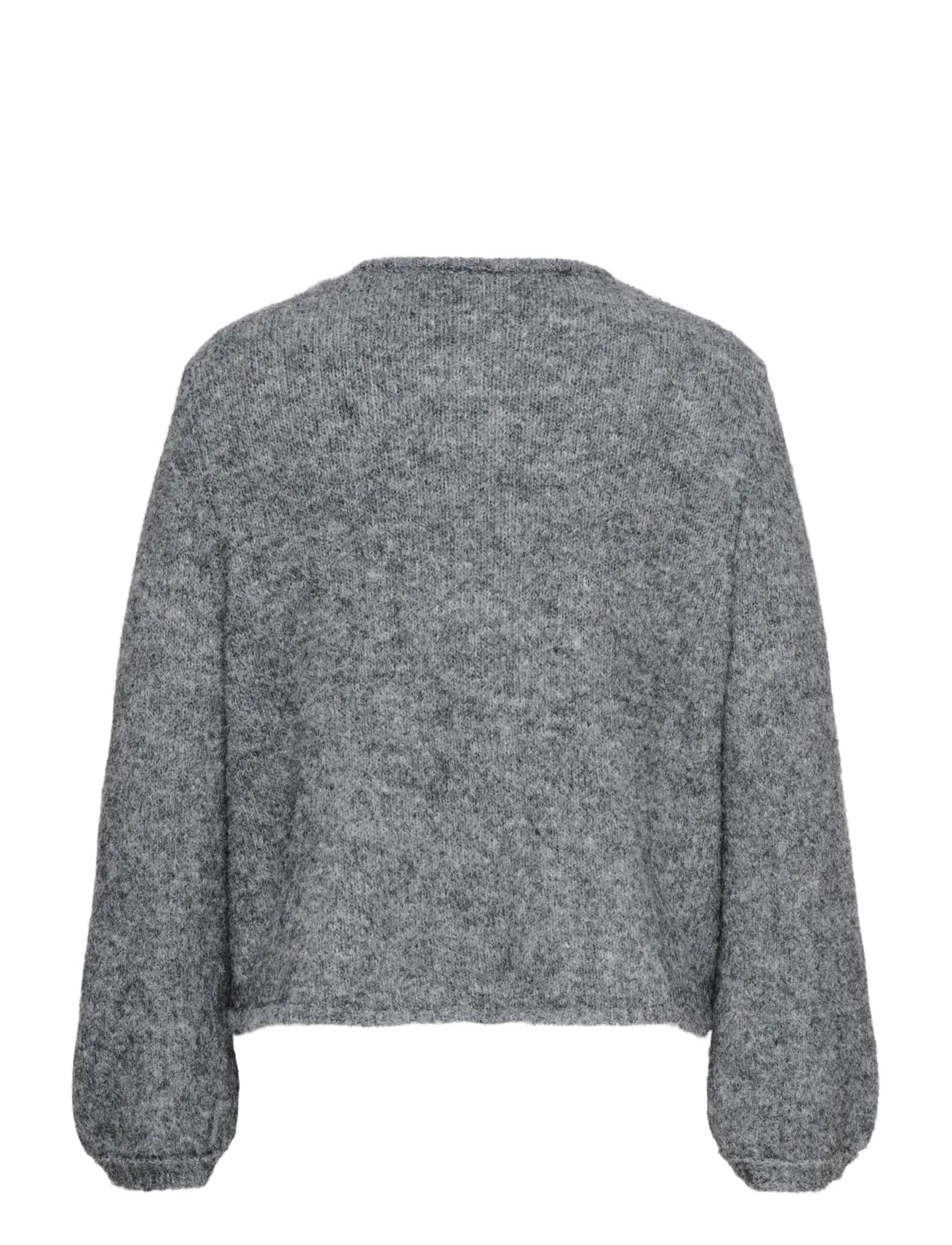ONLY Carmakoma - CARZAGGIE BUTTON ONECK CARDI KNT - strickjacken - dark grey melange - 2