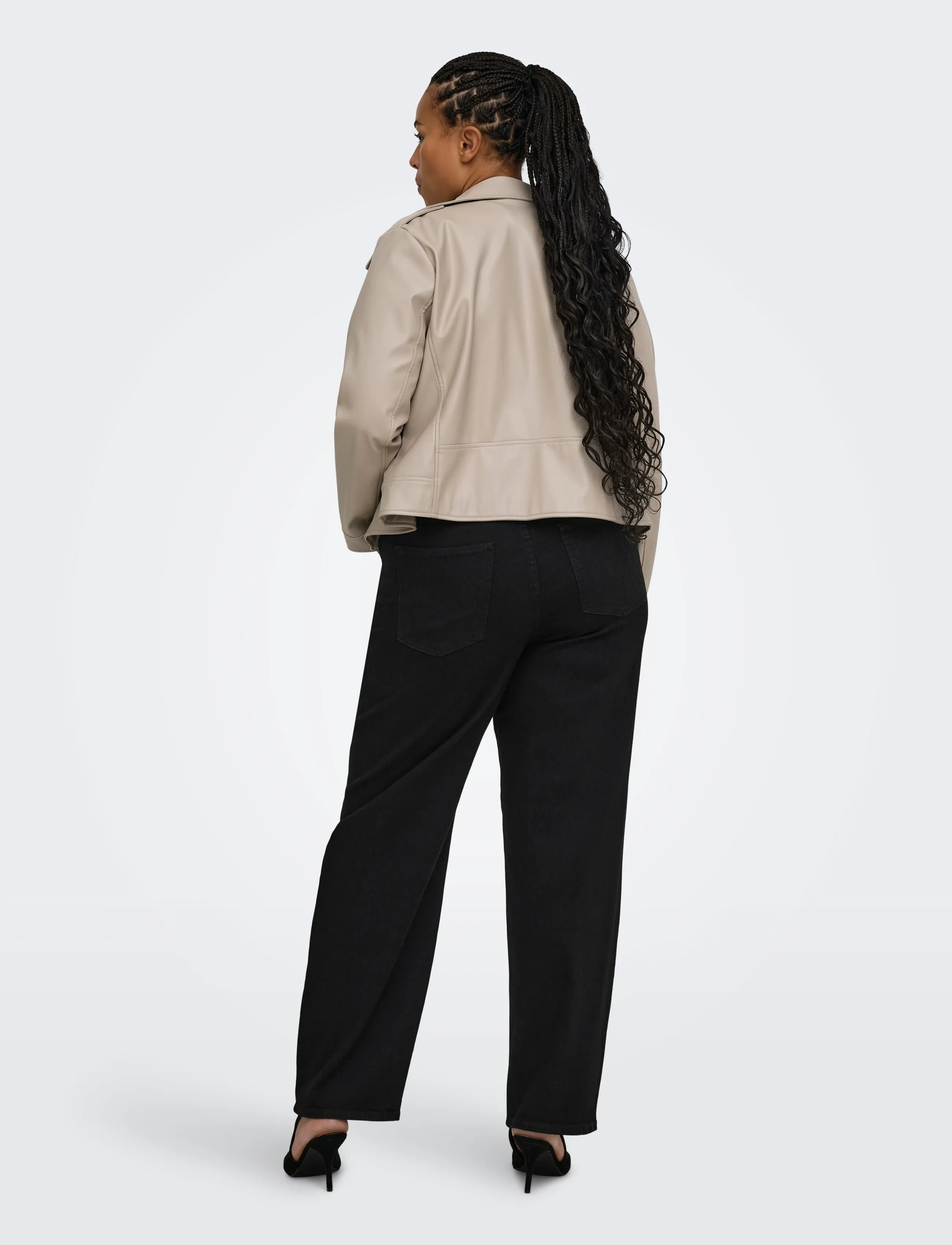 ONLY Carmakoma - CARGIANNA MW STRAIGHT AZ756 DNM NOOS - black denim - 3