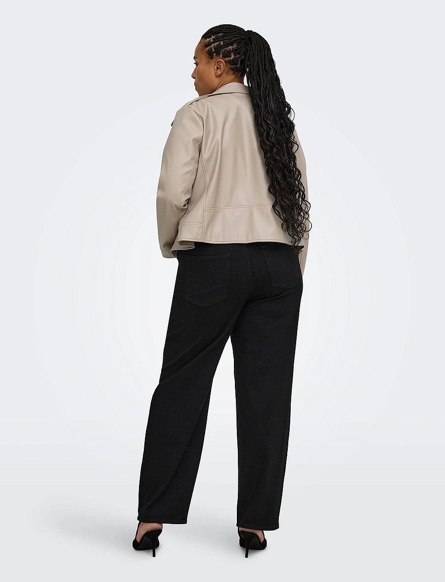 ONLY Carmakoma - CARGIANNA MW STRAIGHT AZ756 DNM NOOS - black denim - 3