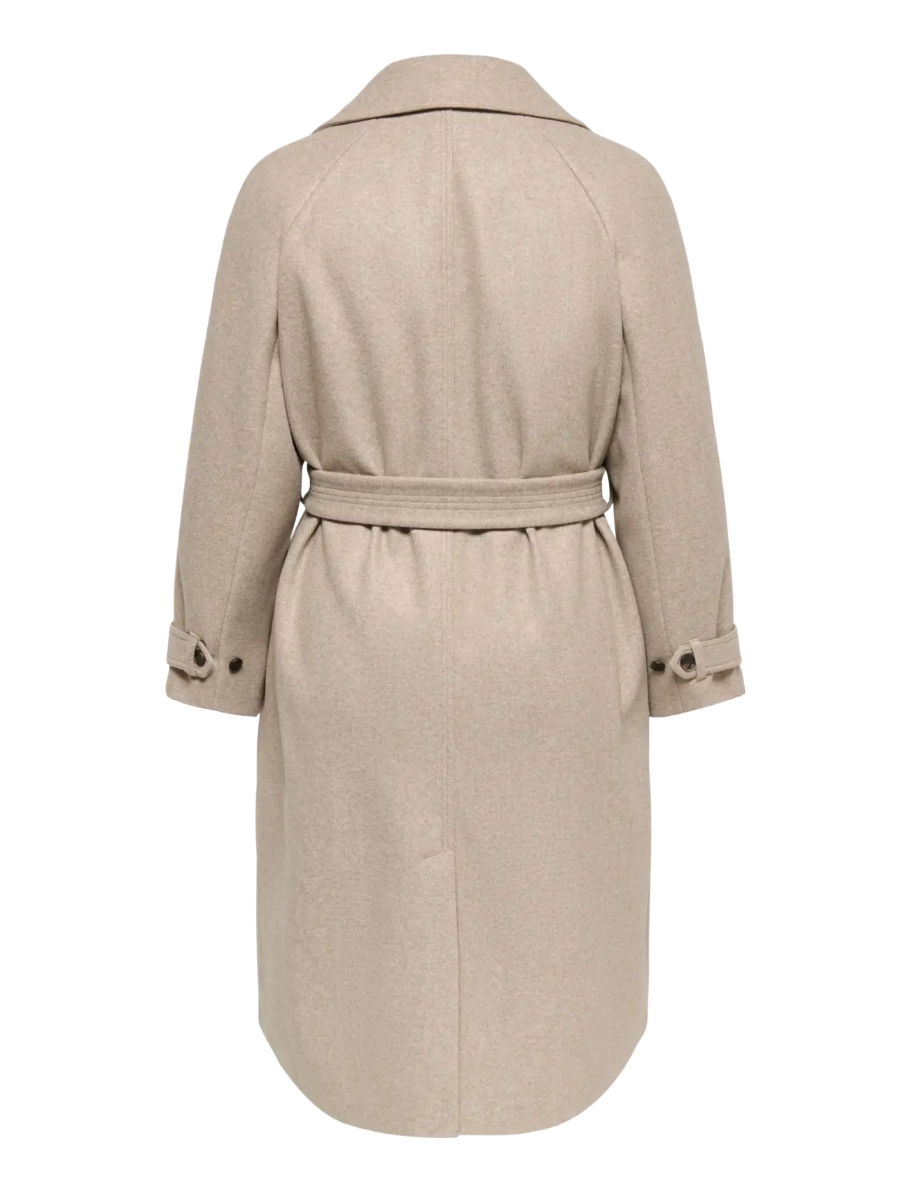 ONLY Carmakoma - CARLAURA BELTED LONG COAT OTW - simply taupe - 2