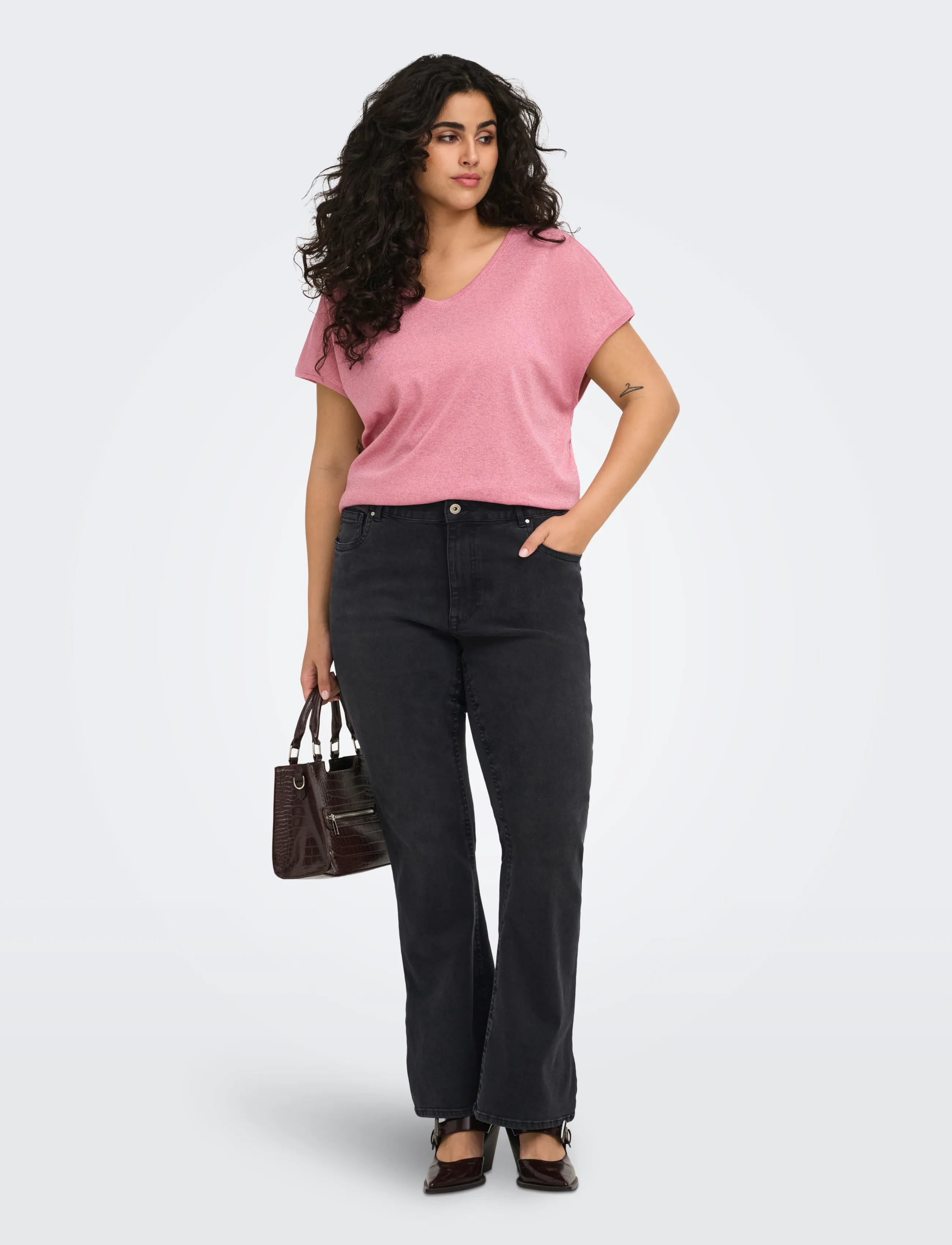 ONLY Carmakoma - CARPHOEBE REG BACK POC FLA PIM342 NOOS - washed black - 4