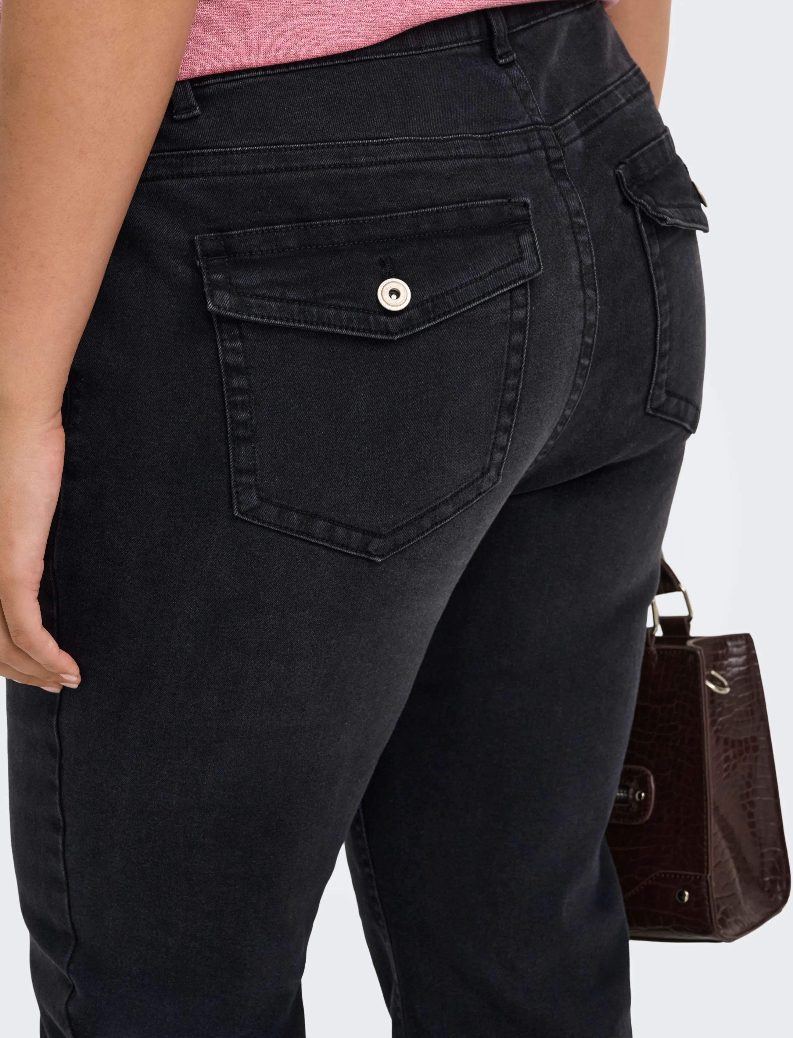 ONLY Carmakoma - CARPHOEBE REG BACK POC FLA PIM342 NOOS - washed black - 5
