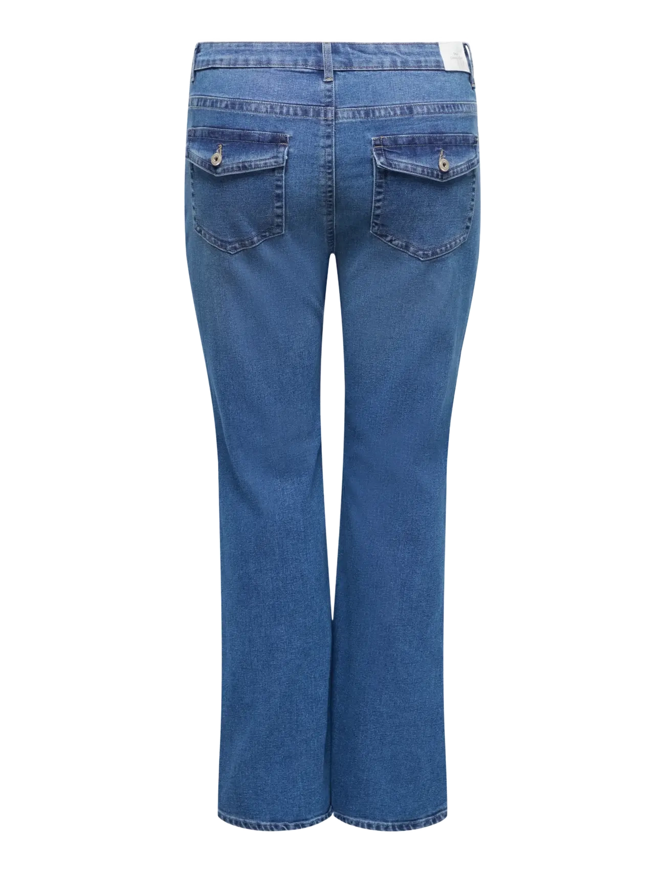 ONLY Carmakoma - CARPHOEBE REG BACK POC FLA PIM852 NOOS - flared jeans - medium blue denim - 2